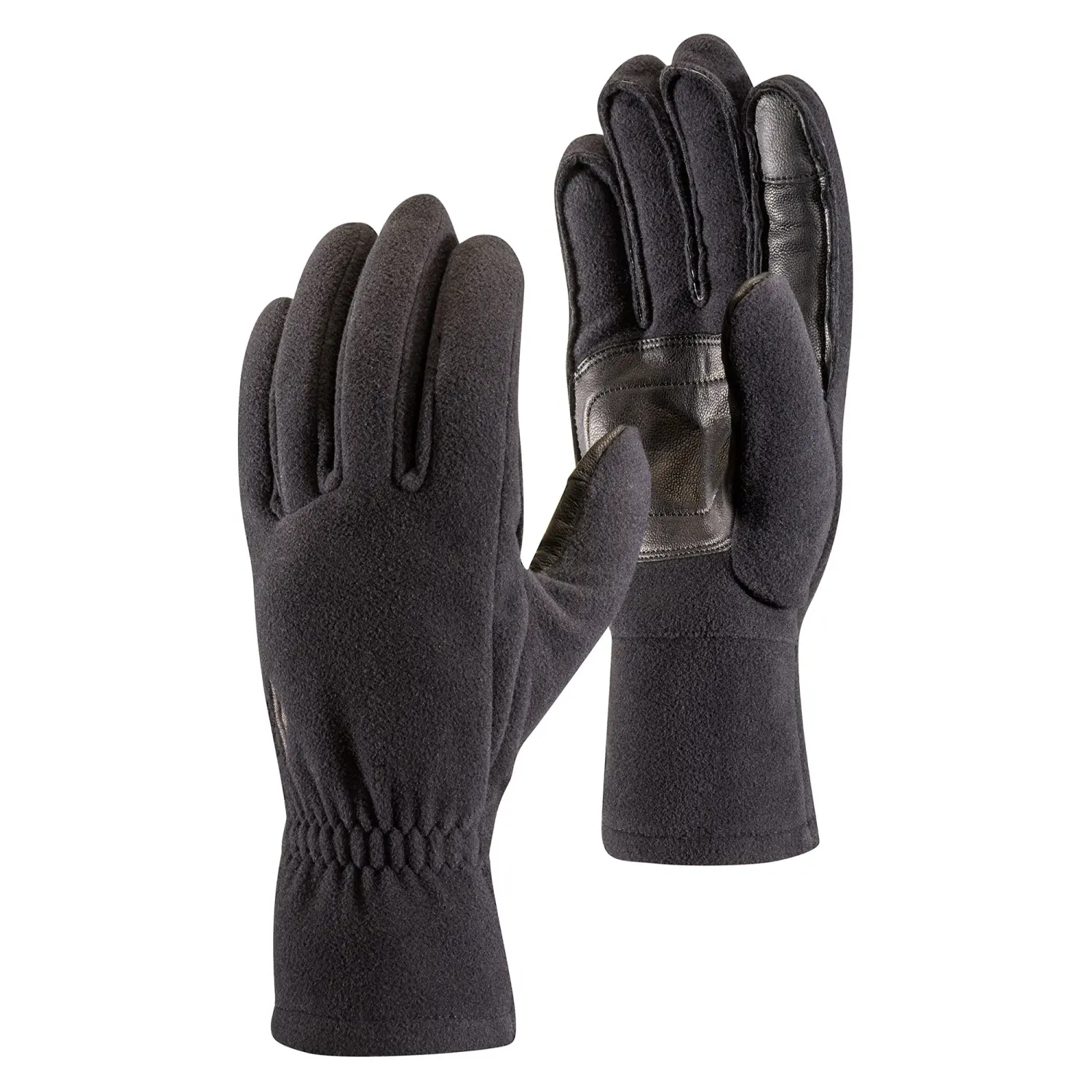 black - Black Diamond Midweight Windbloc Fleece Gloves