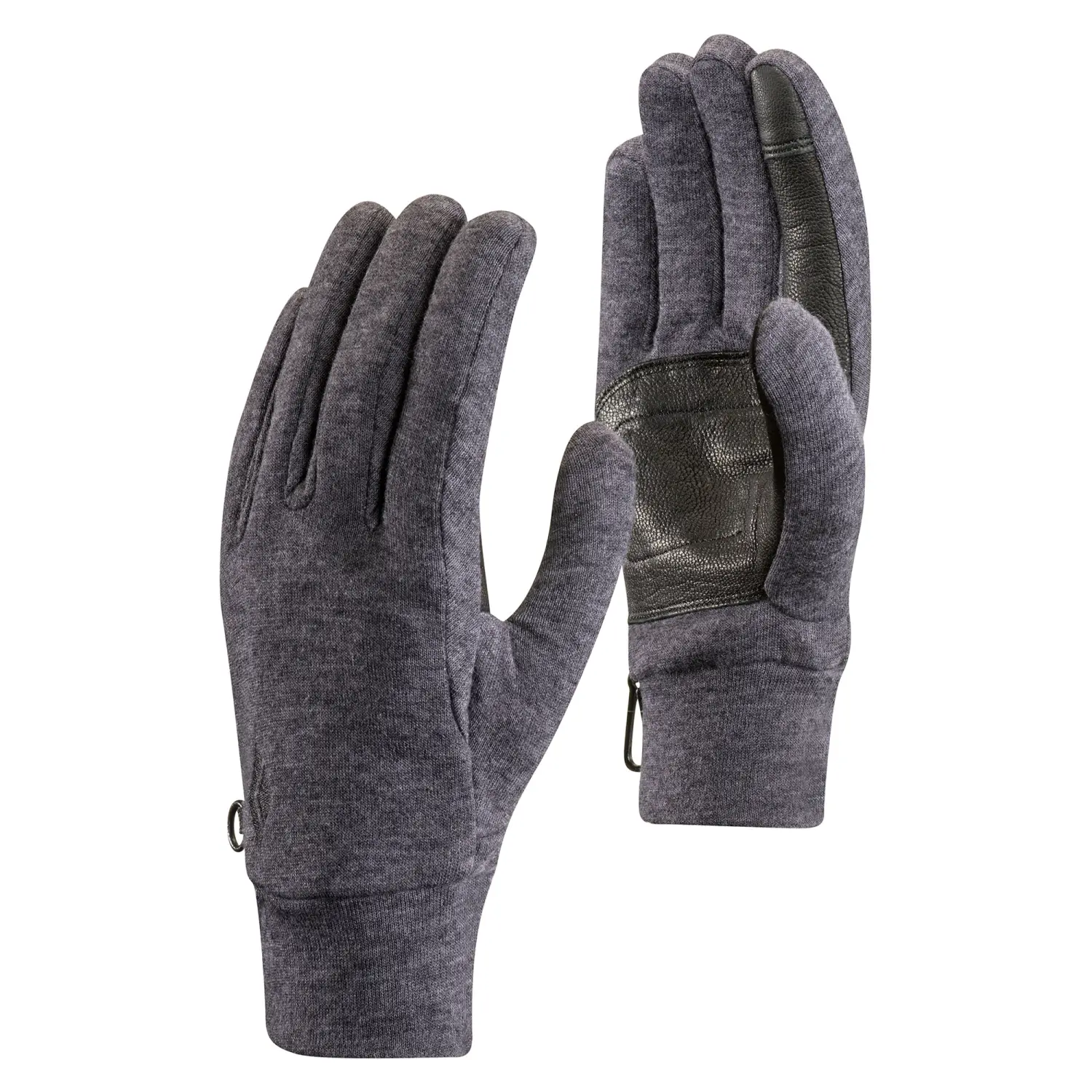 slate - Black Diamond Midweight Wooltech Gloves