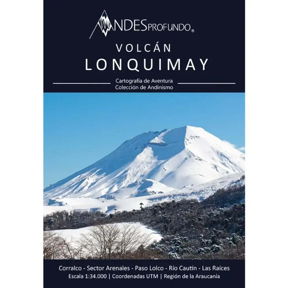 Andesprofundo Mapa Volcán Lonquimay