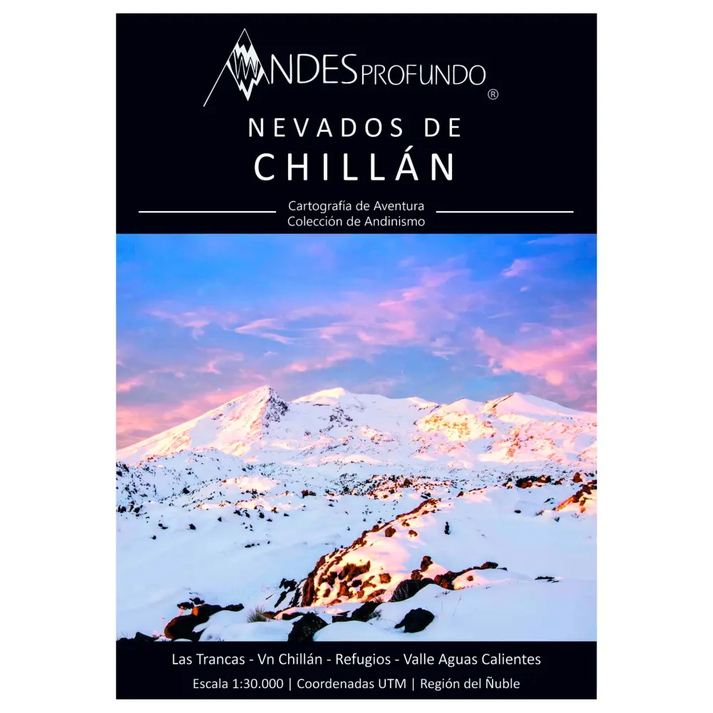 Andesprofundo Mapa Nevados De Chillan