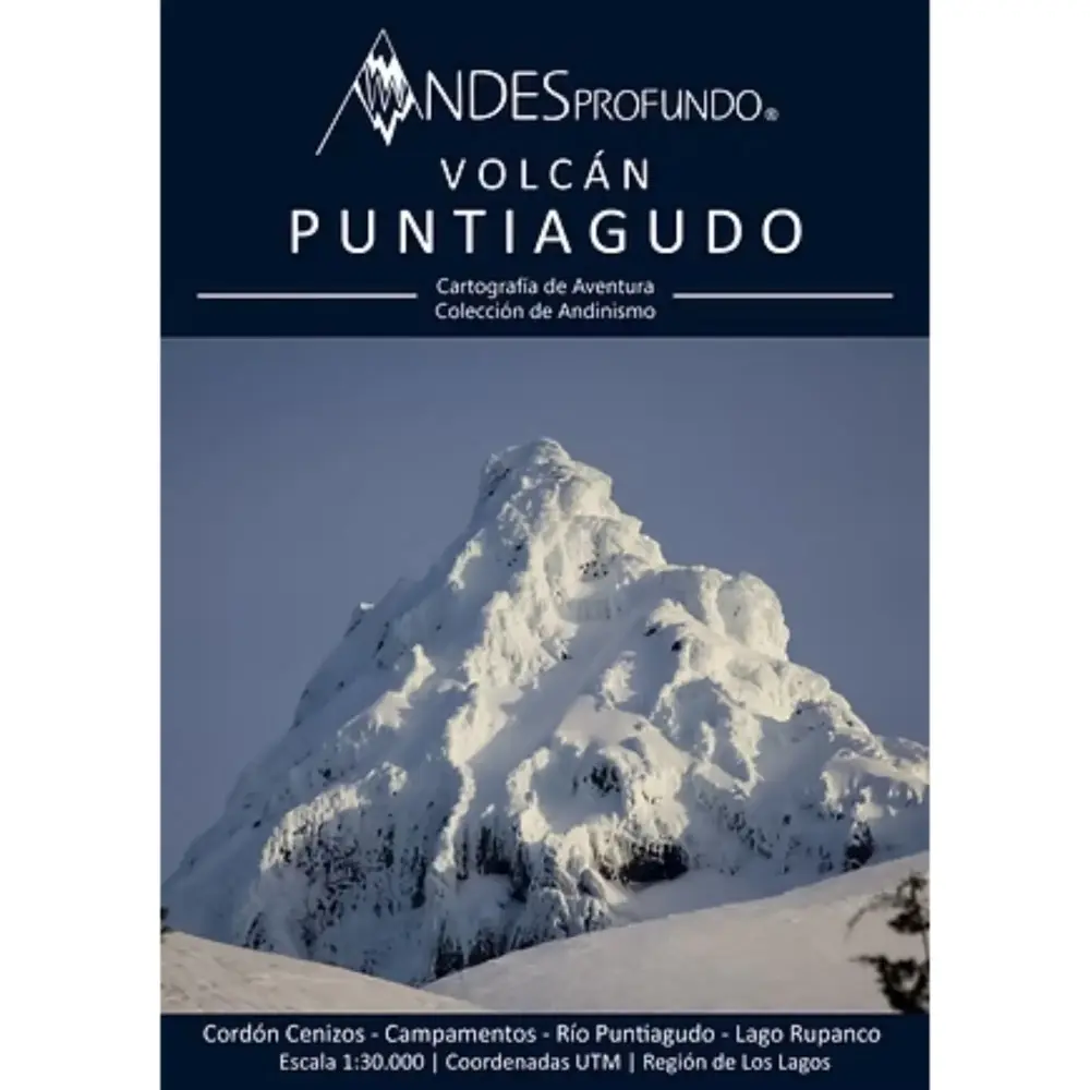 Andesprofundo Mapa Volcan Puntiagudo