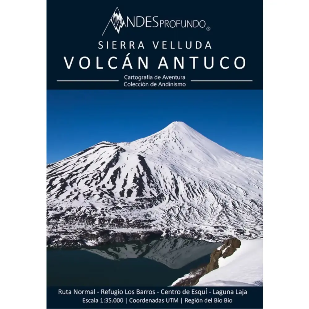 Andesprofundo Mapa Volcán Antuco
