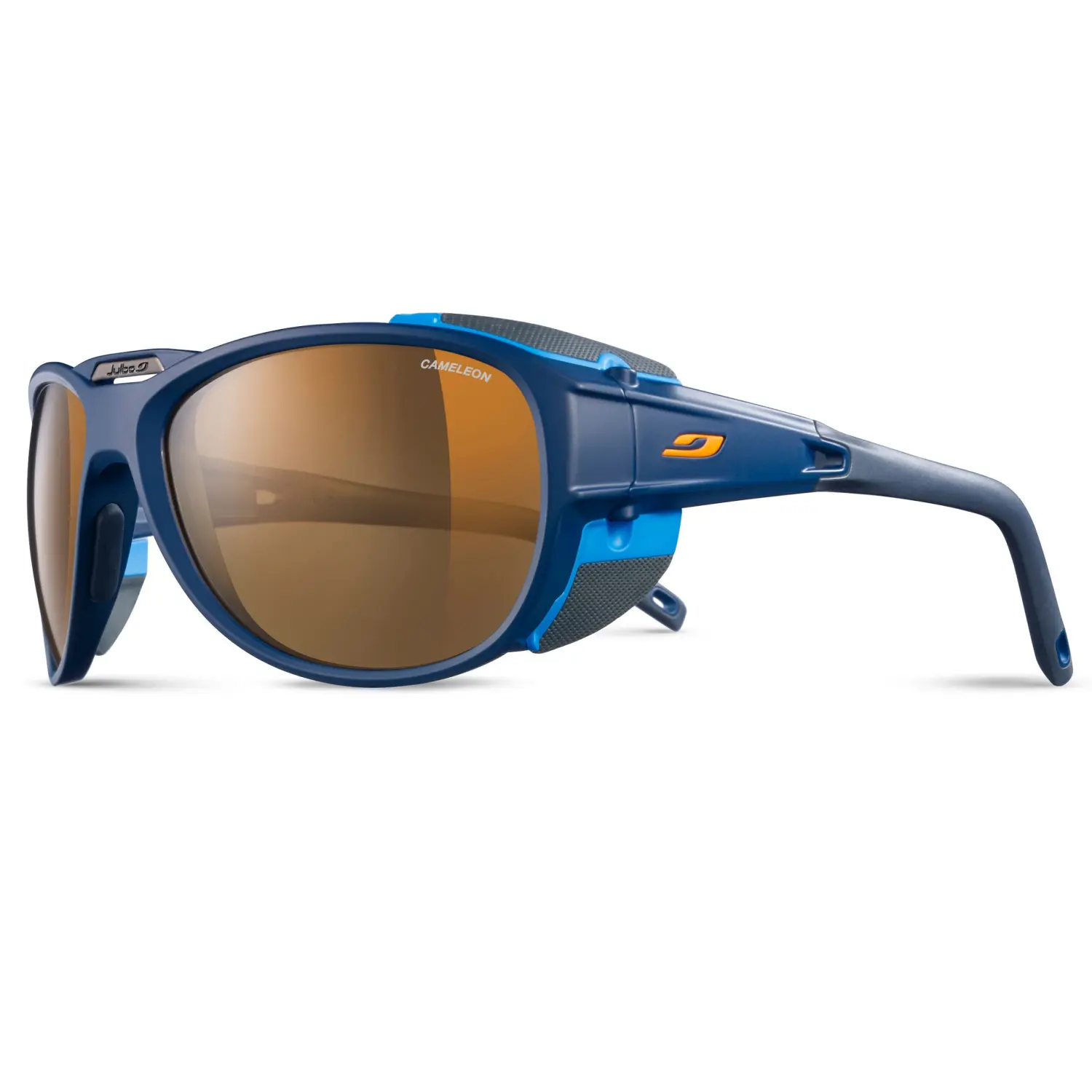 matt blue/cyan blue - Julbo Explorer 2.0 Reactiv Camaleon