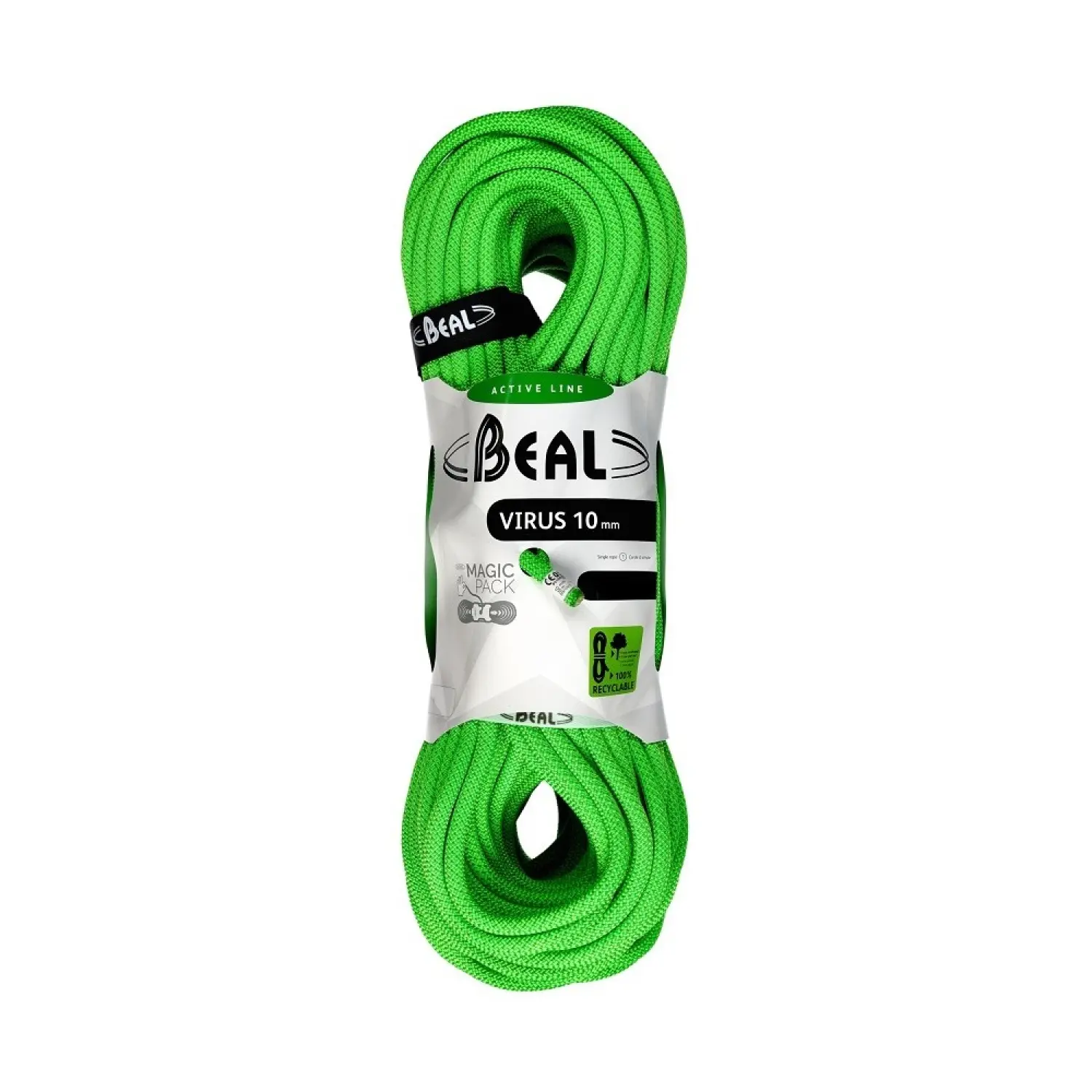solid green - Beal Virus 10 mm