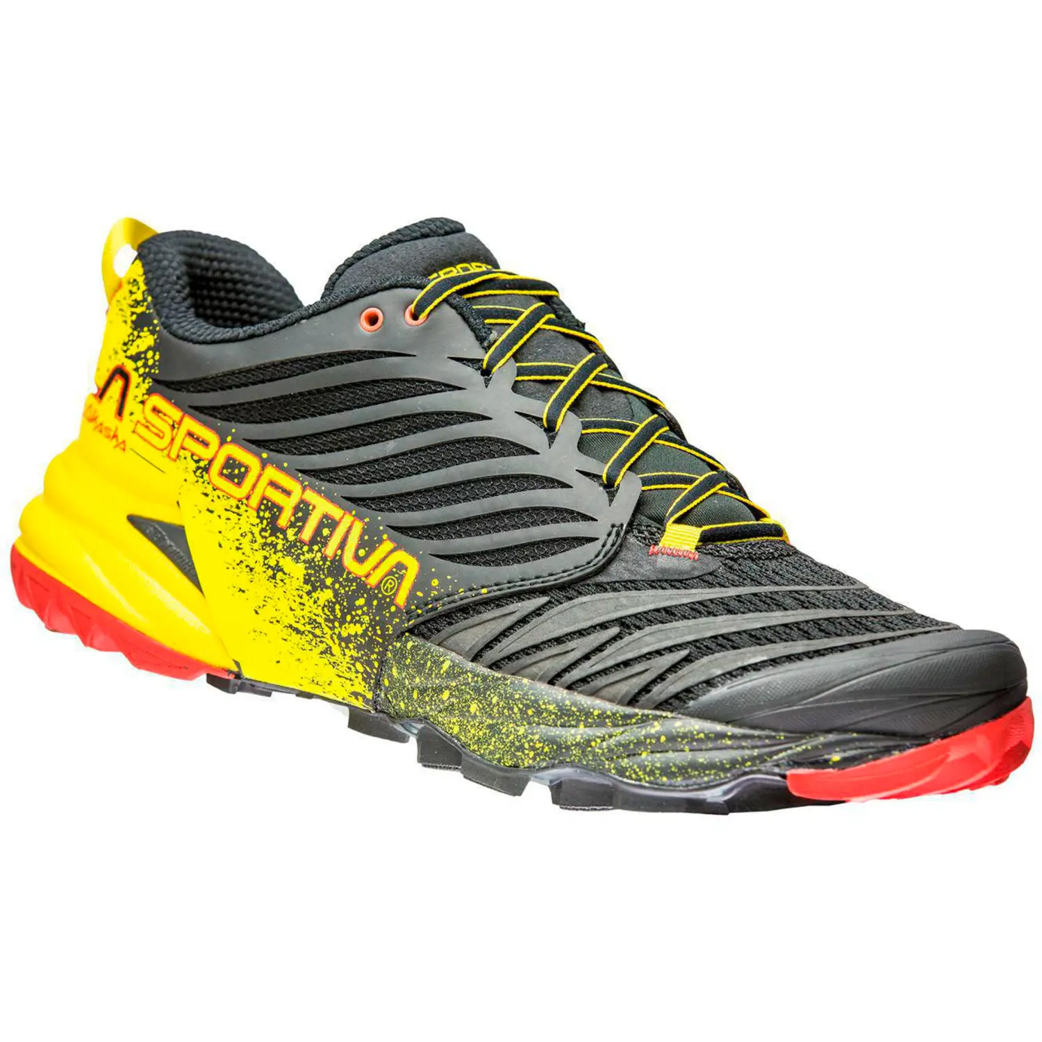 black/yellow - La Sportiva Akasha