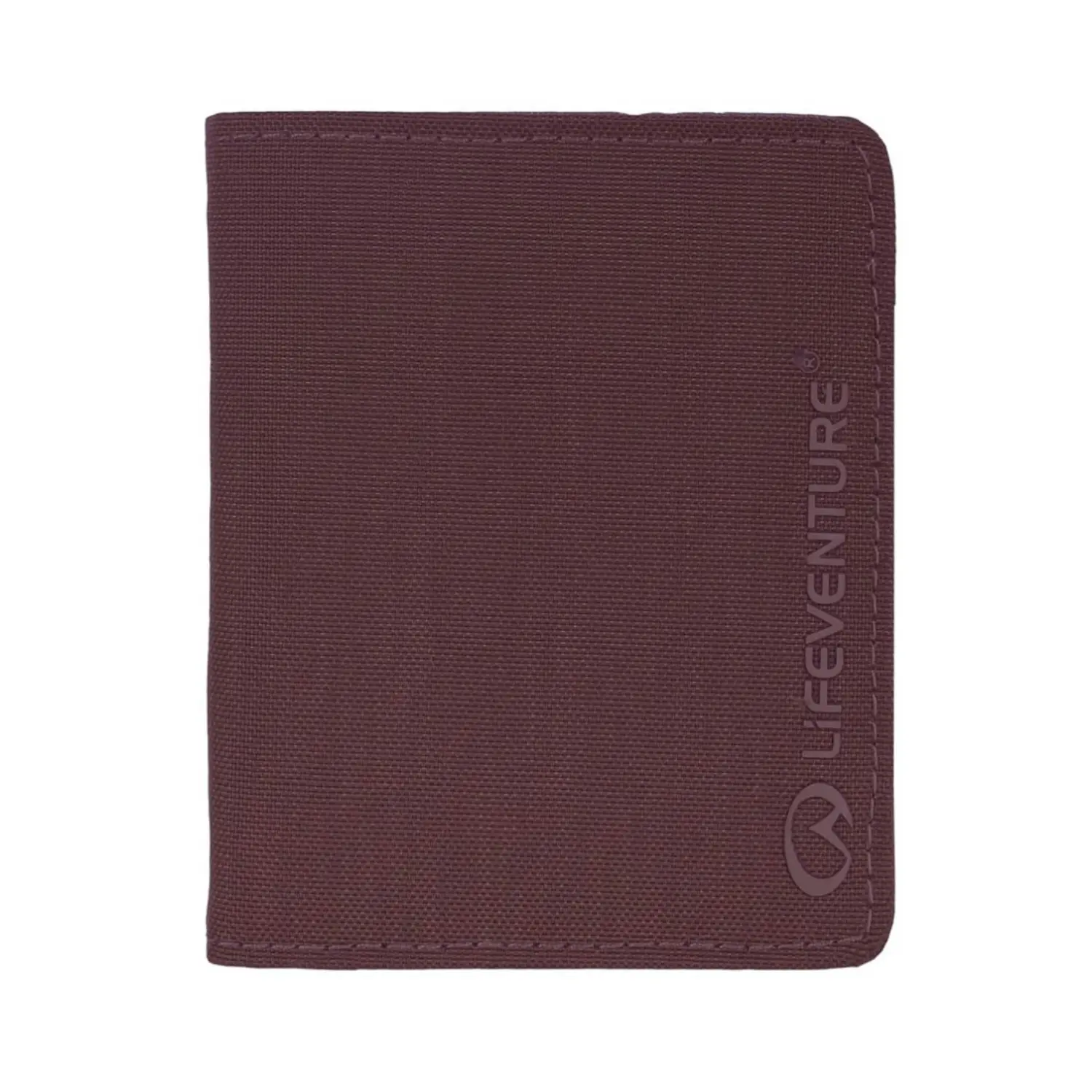 plum - Lifeventure RFID Protected Tri-Fold Wallet