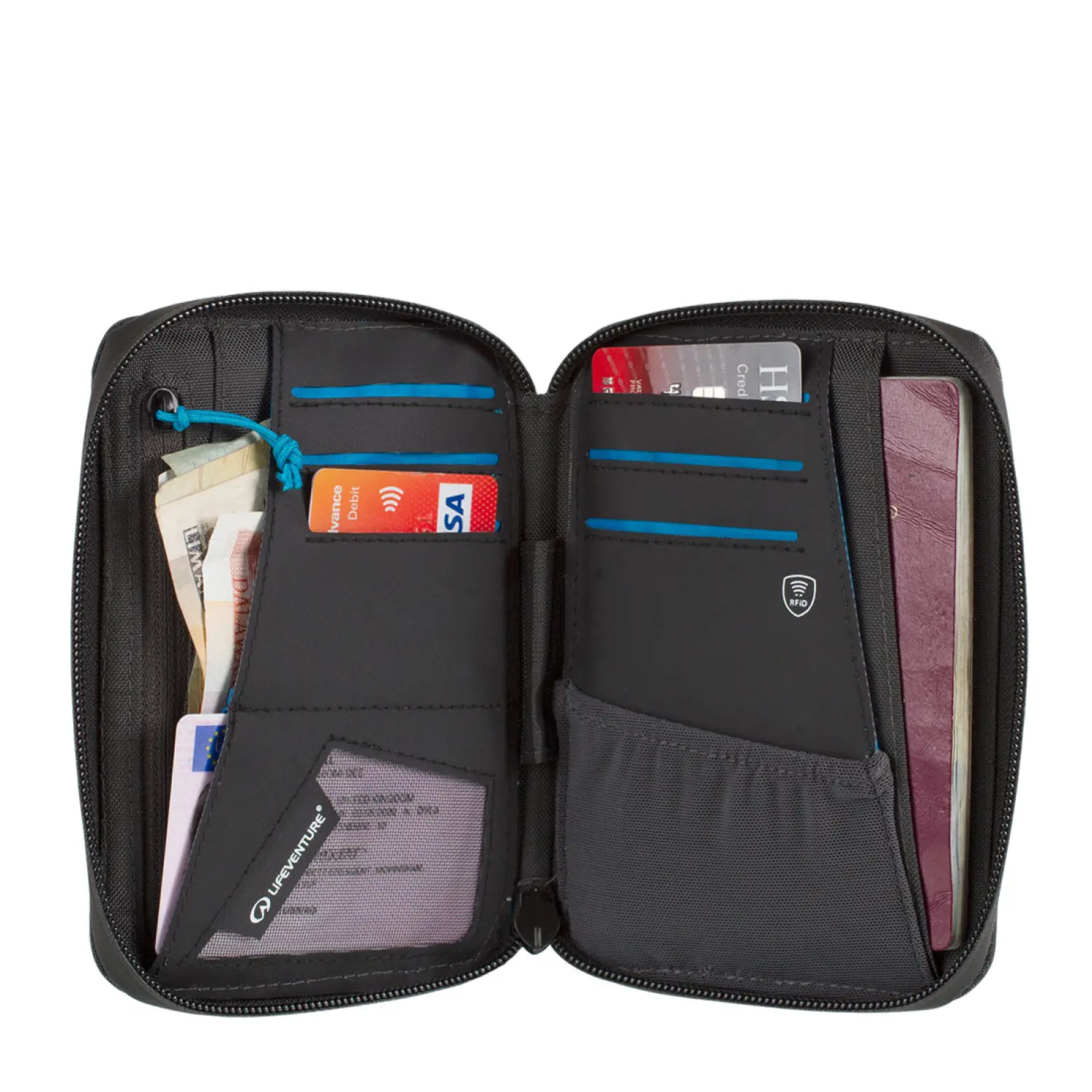  - Lifeventure RFiD Mini Travel Wallet