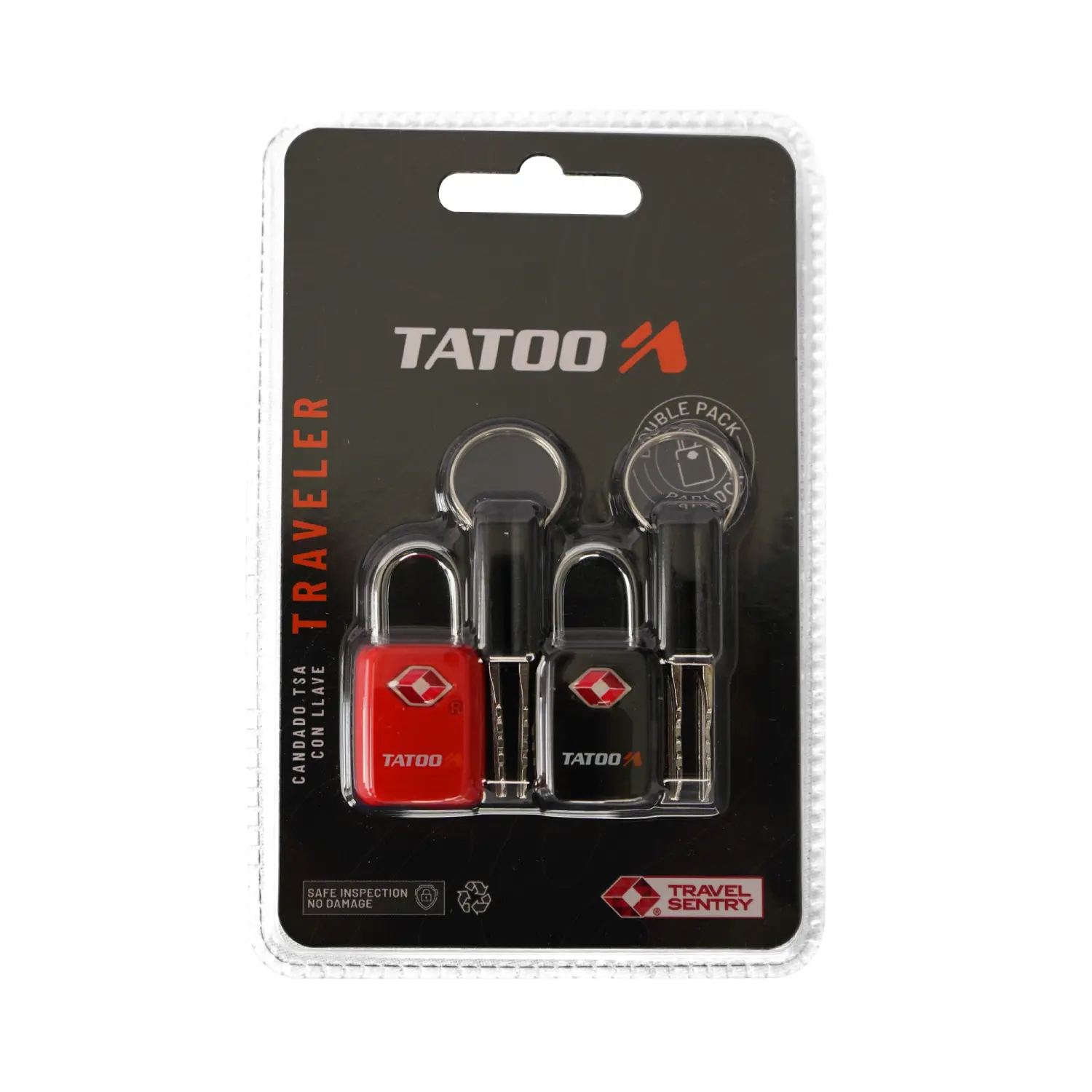  - Tatoo Candados Traveler (2 Pack)
