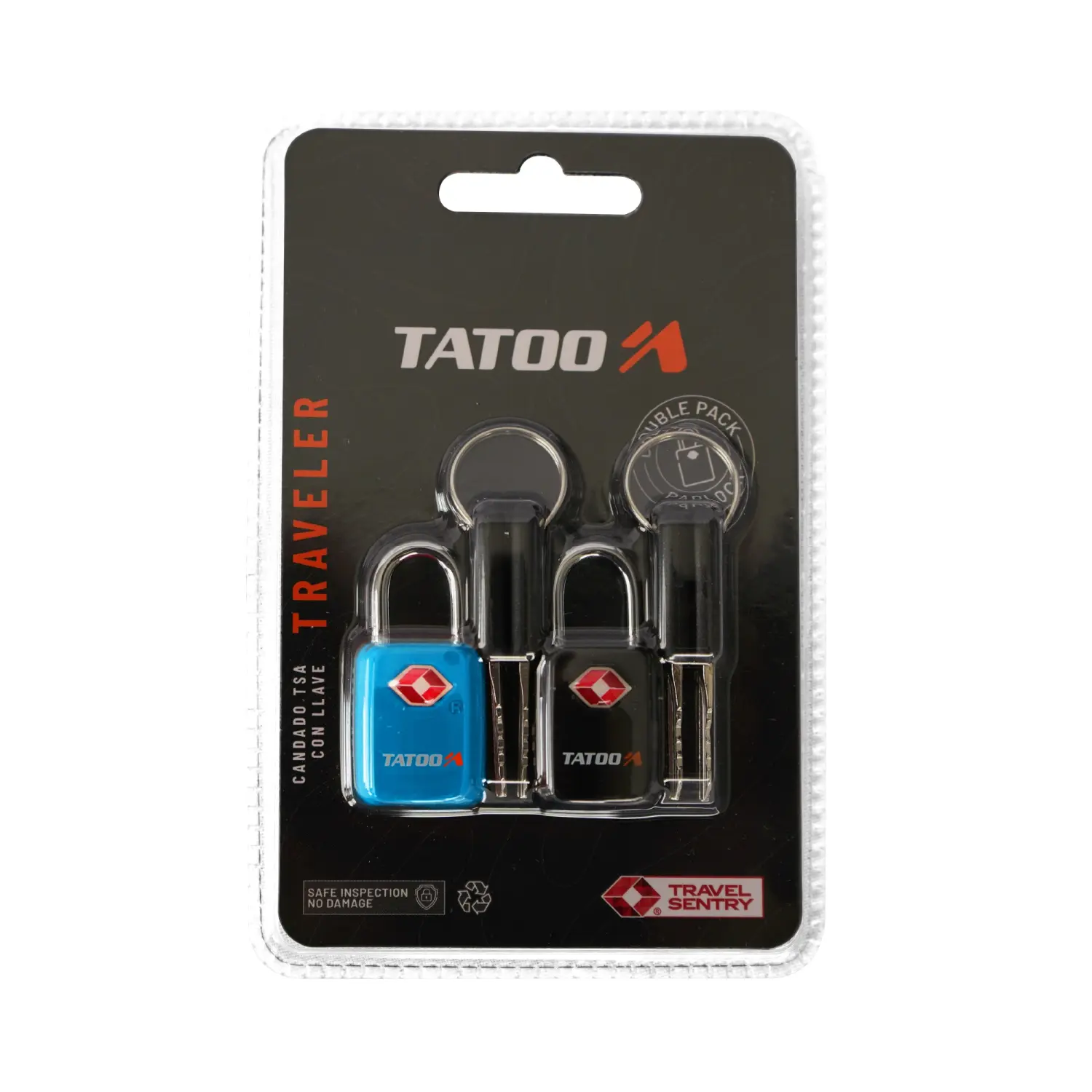  - Tatoo Candados Traveler (2 Pack)