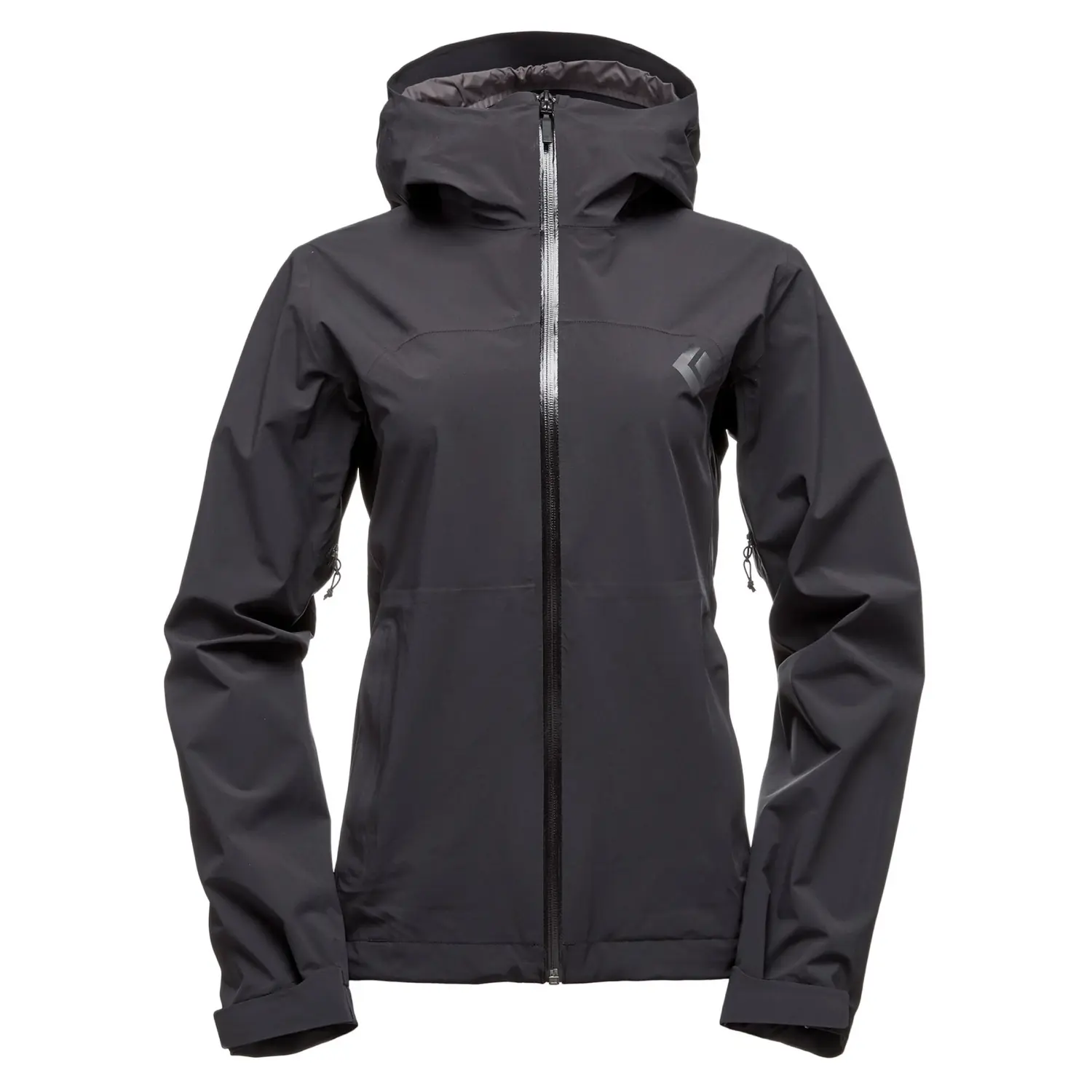 black - Black Diamond W’s Stormline Stretch Rain Shell