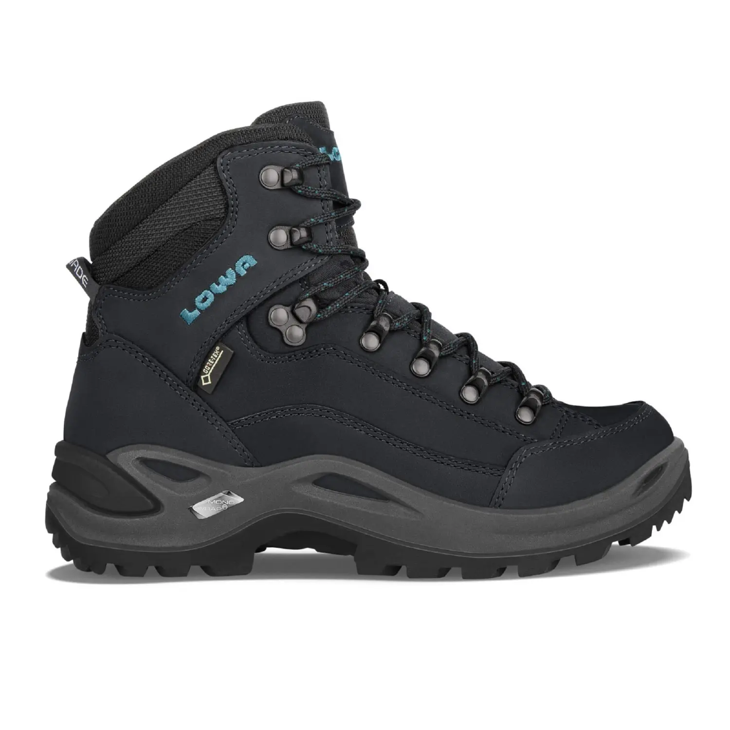 asphalt/turquoise - Lowa Renegade GTX Mid Ws