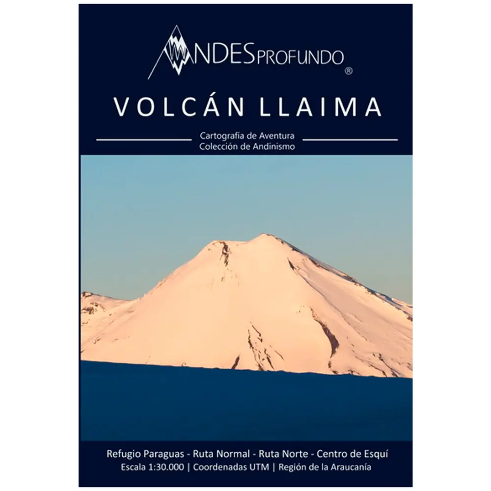 Andesprofundo Mapa Volcan Llaima