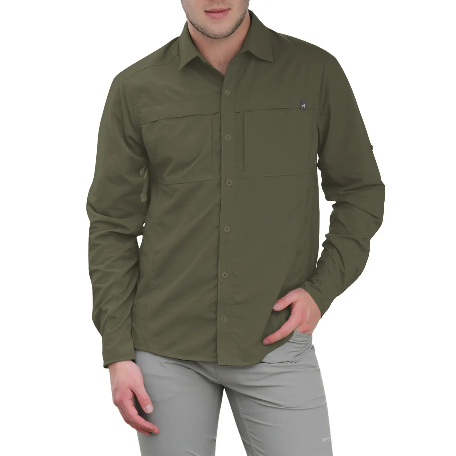 olive night - Tatoo Camisa ML Cruise Hombre