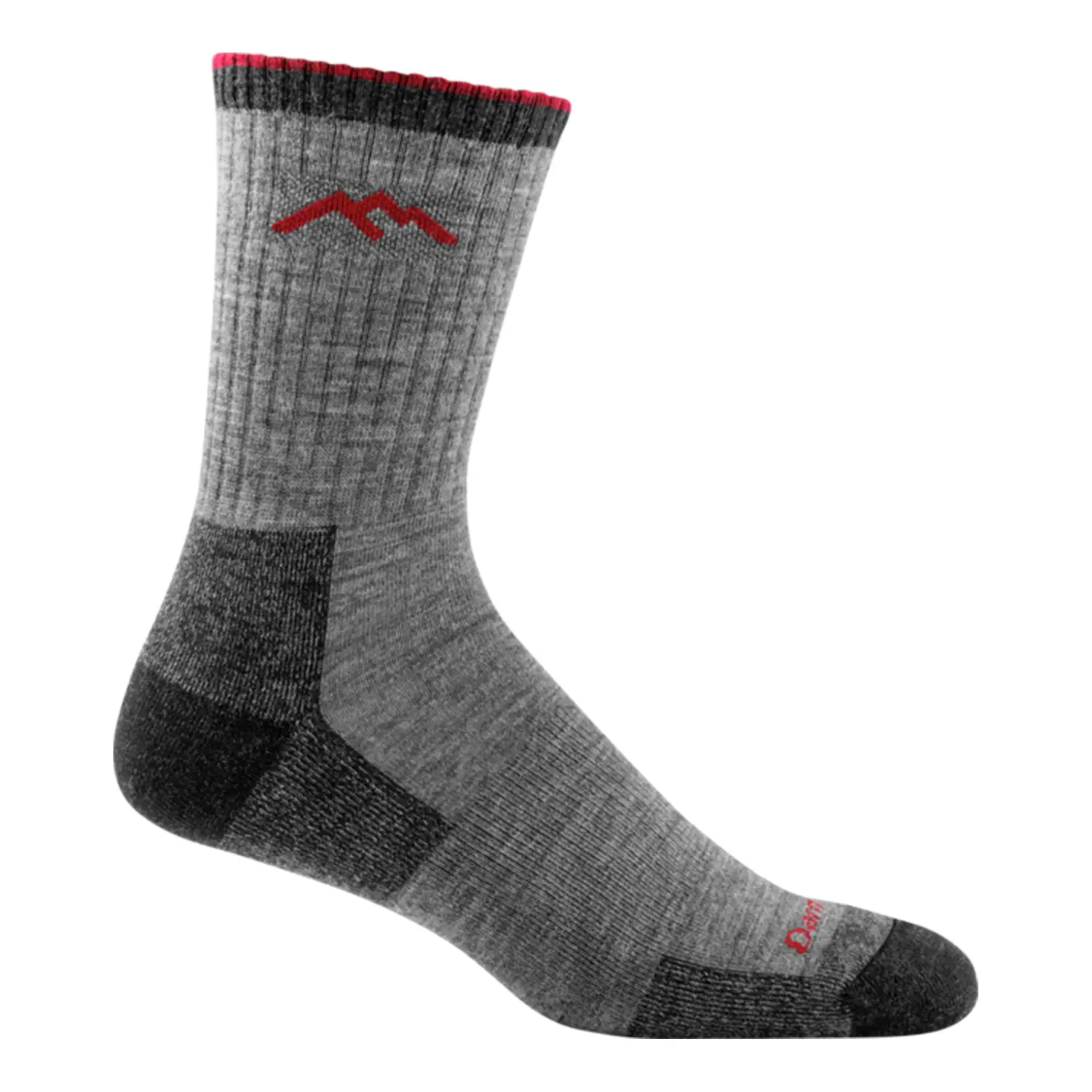 charcoal - Darn Tough Hiker Micro Crew Sock Cushion