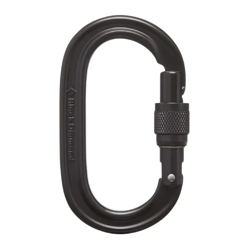 Black Diamond Oval Keylock Screwgate