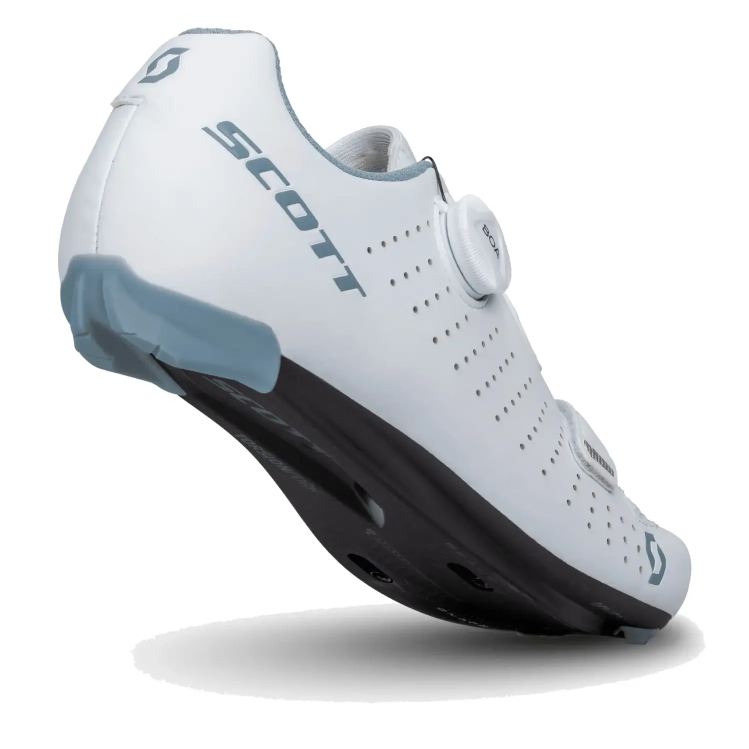 matt white/light blue - Scott Shoe Road Comp Boa Lady