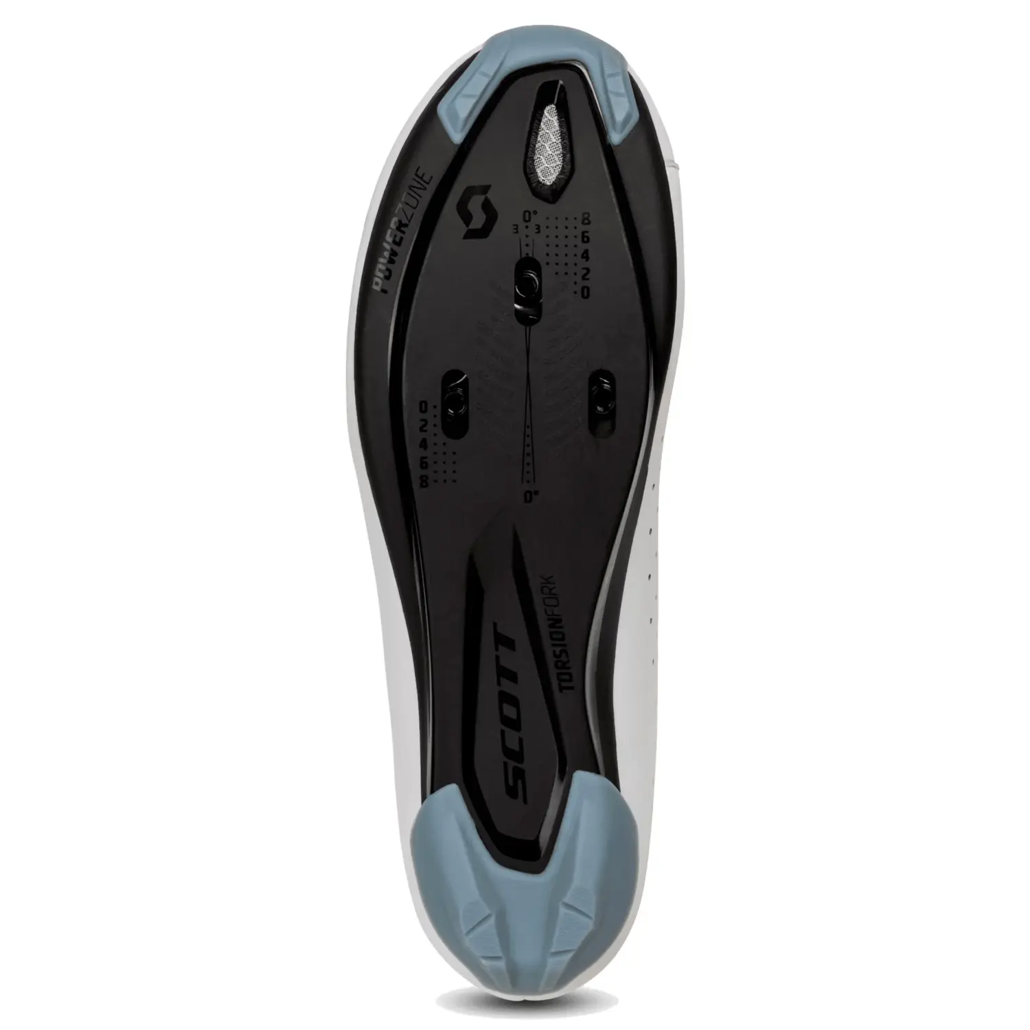 matt white/light blue - Scott Shoe Road Comp Boa Lady
