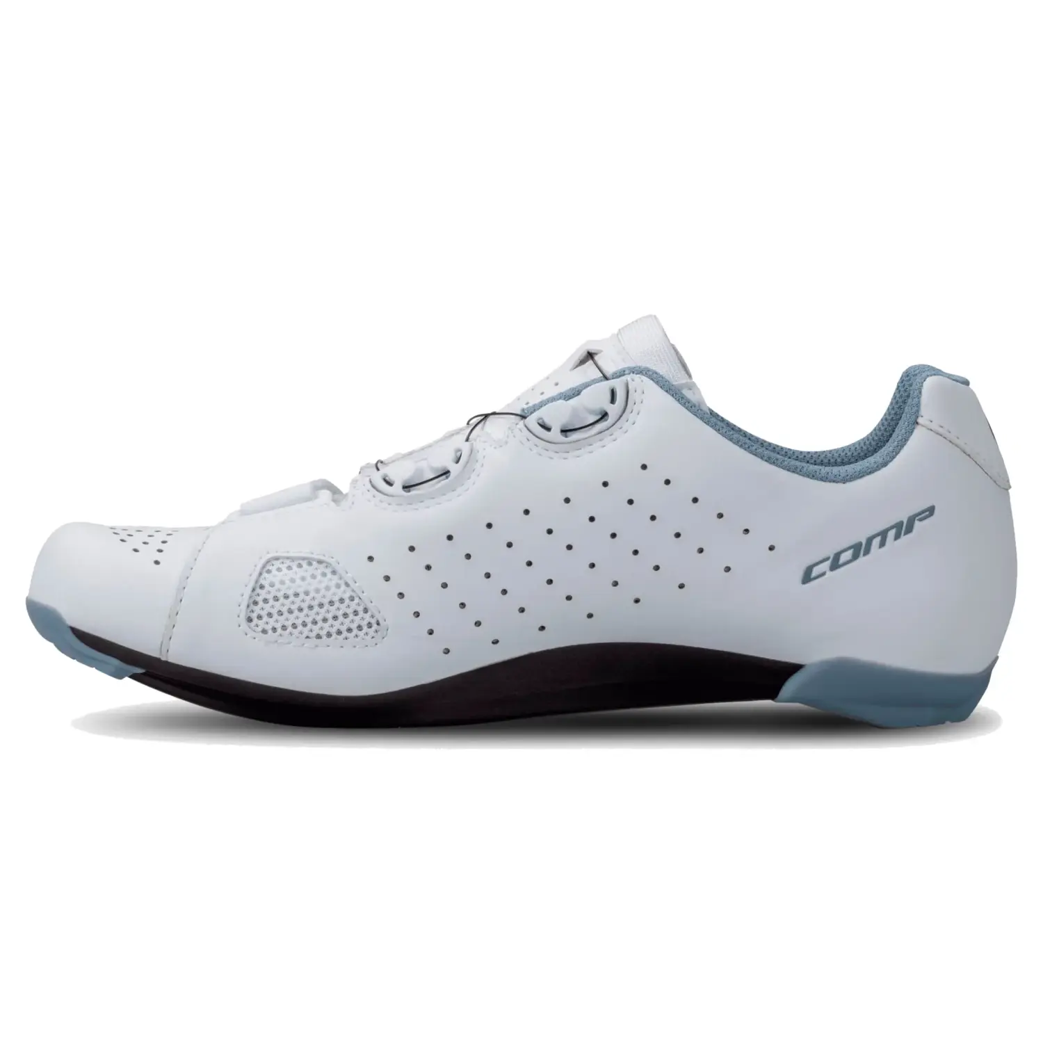 matt white/light blue - Scott Shoe Road Comp Boa Lady