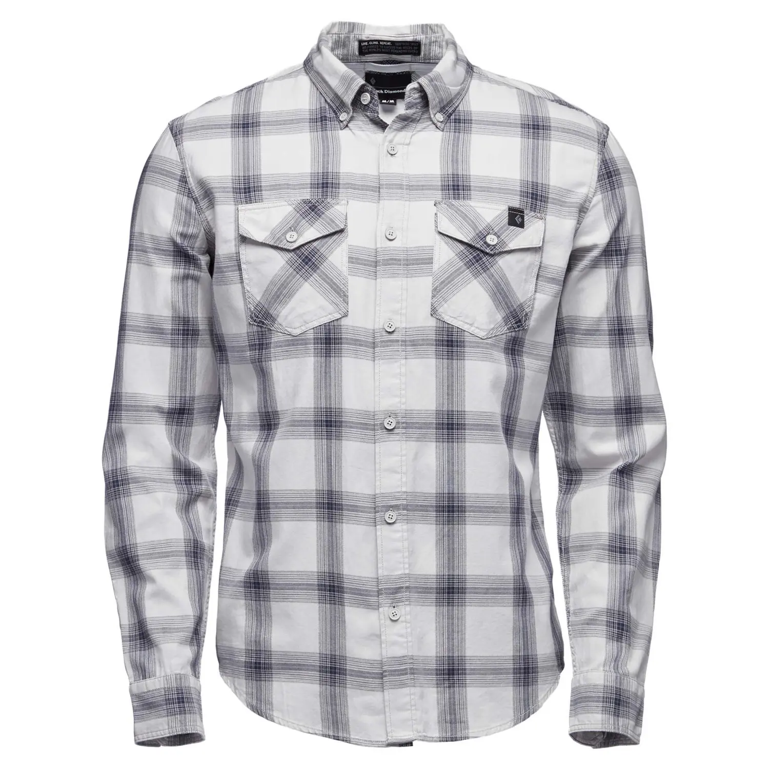 alloy/captain/anthracite plaid - Black Diamond M Ls Benchmark Shirt