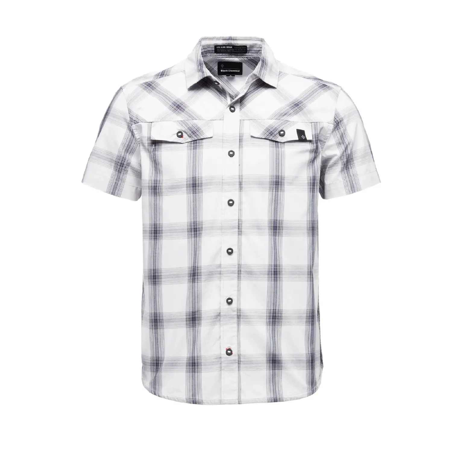 alloy/captain/anthracite plaid - Black Diamond M Ss Benchmark Shirt