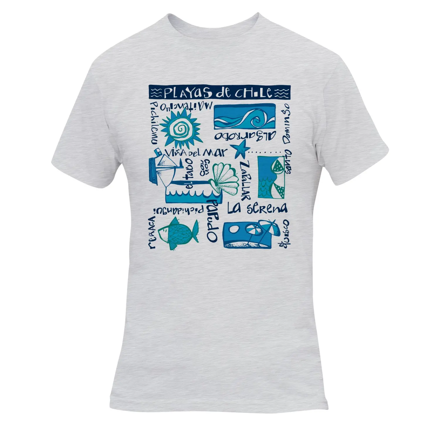 gris playa - Tatoo Polera Playas