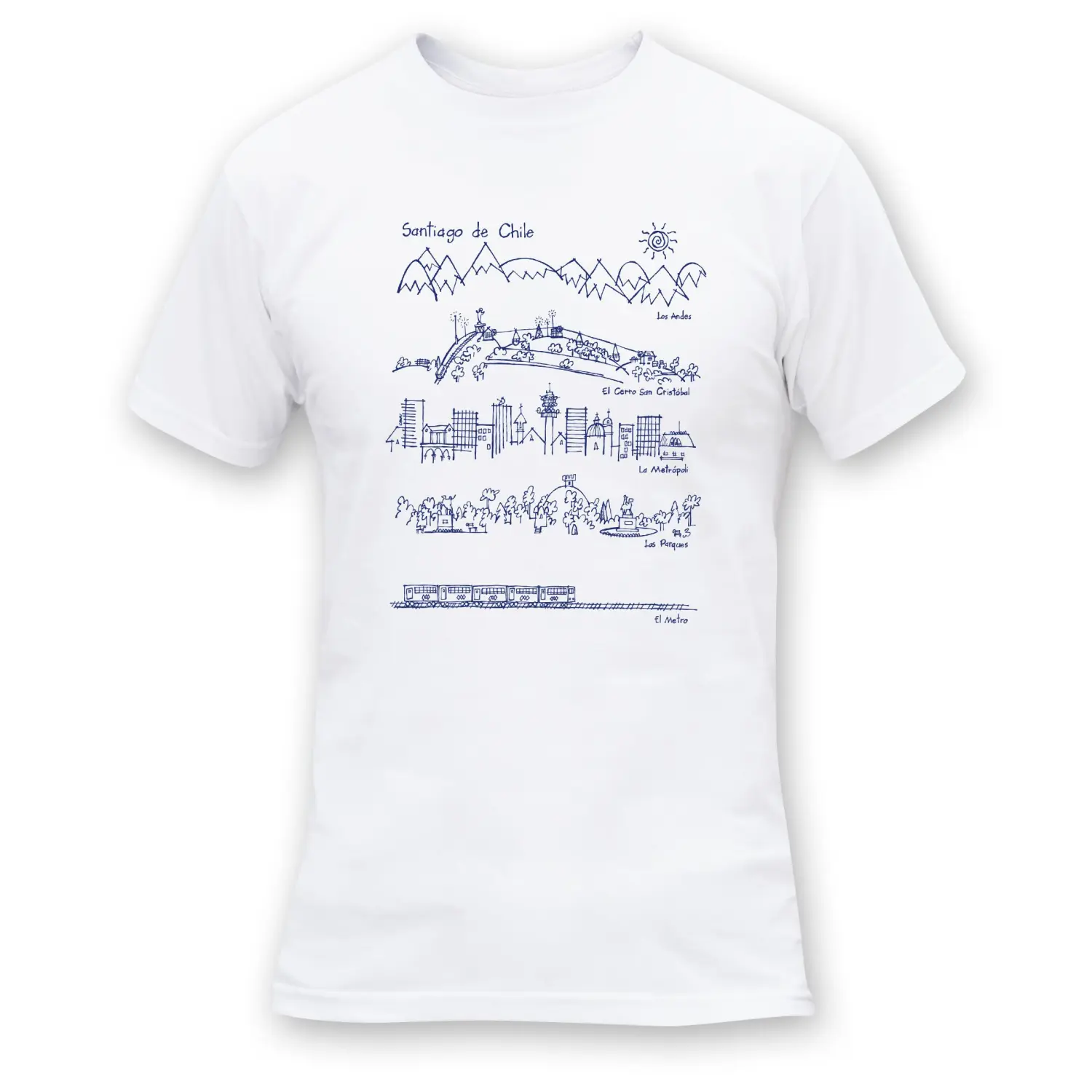 blanco metropoli - Tatoo Polera Metropoli