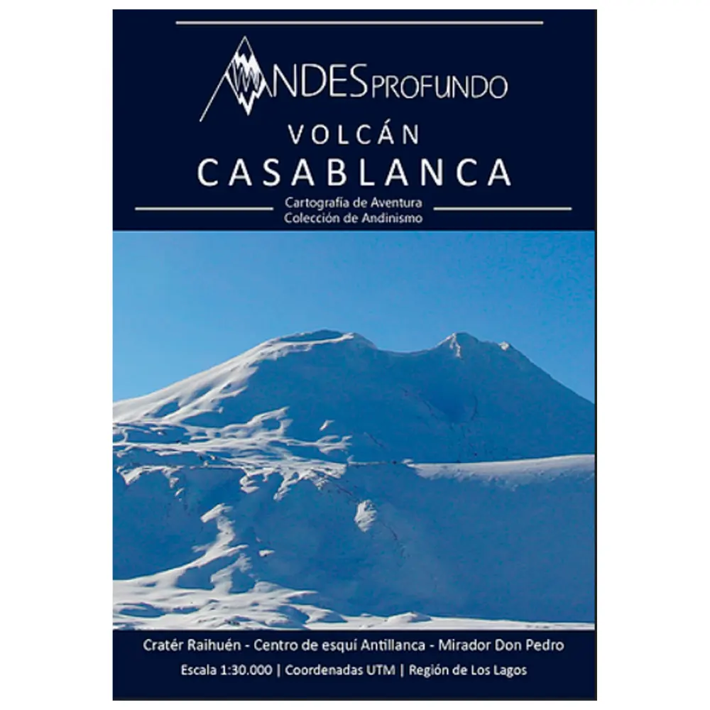 Andesprofundo Mapa Volcan Casablanca