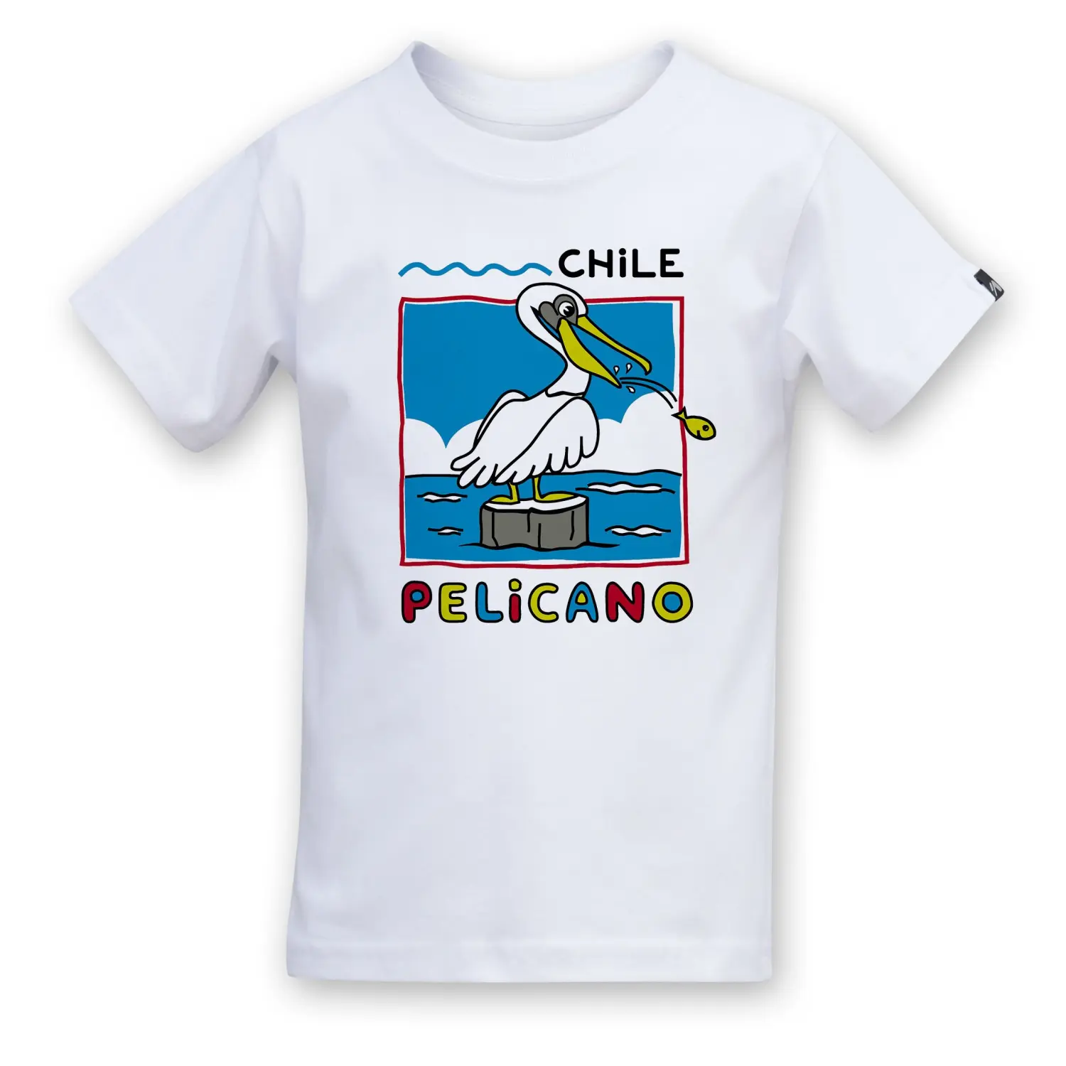 blanco niño pelicano - Tatoo Polera Niño Pelicano