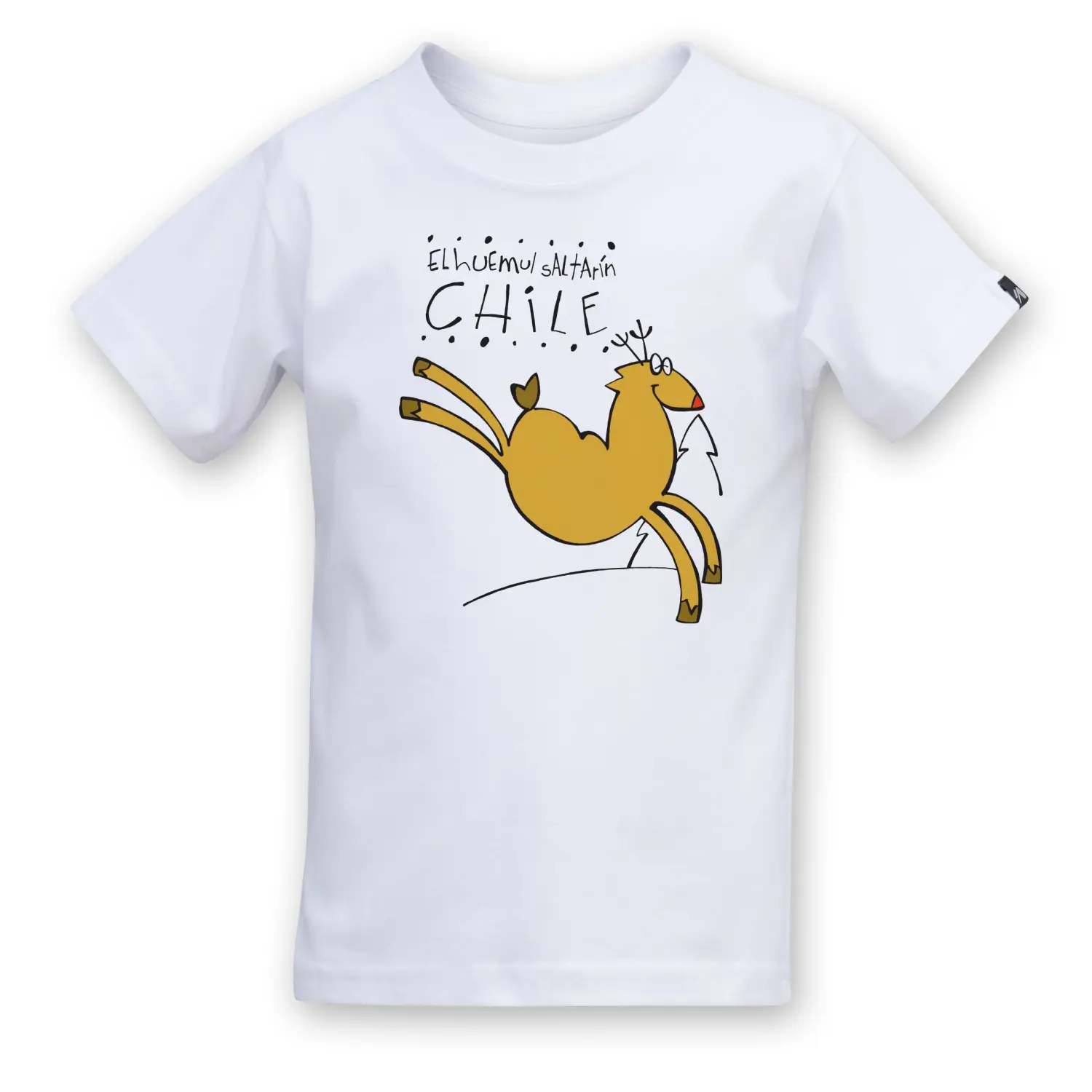 blanco niño huemul - Tatoo Polera Niño Huemul