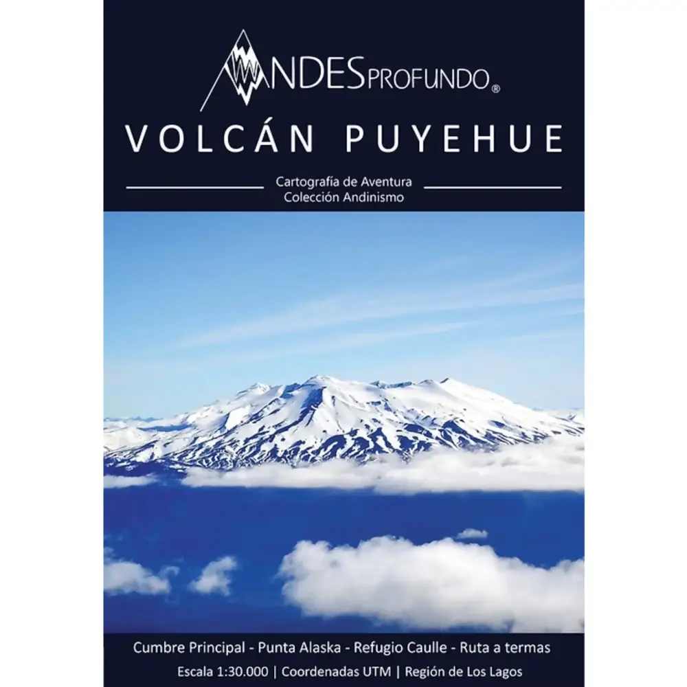 Andesprofundo Mapa Volcan Puyehue