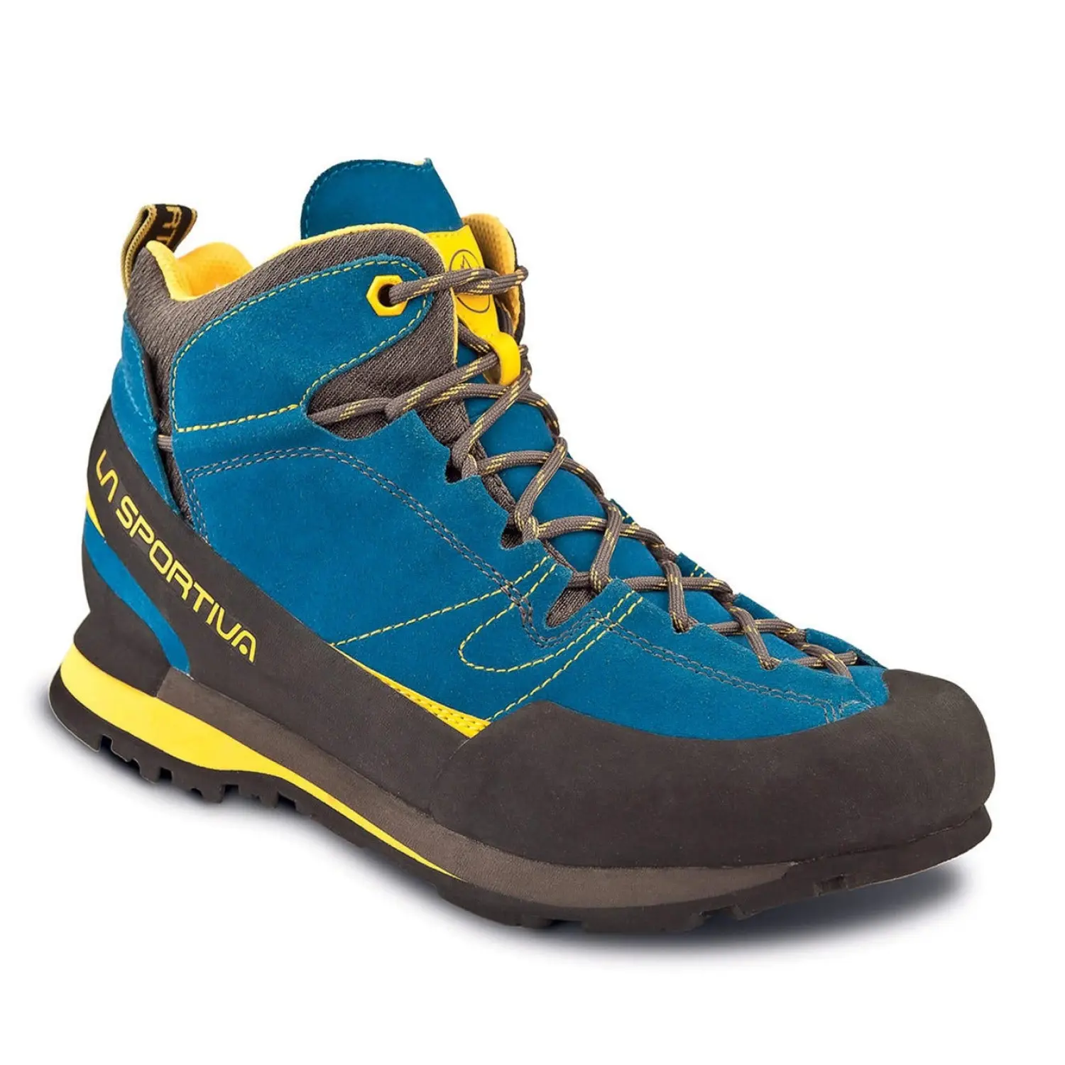 blue/yellow - La Sportiva Boulder X Mid GTX