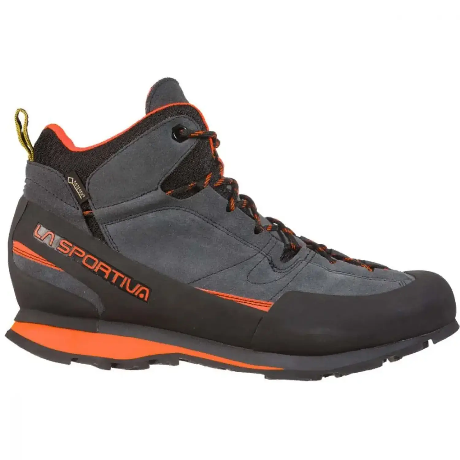 carbon/flame - La Sportiva Boulder X Mid GTX