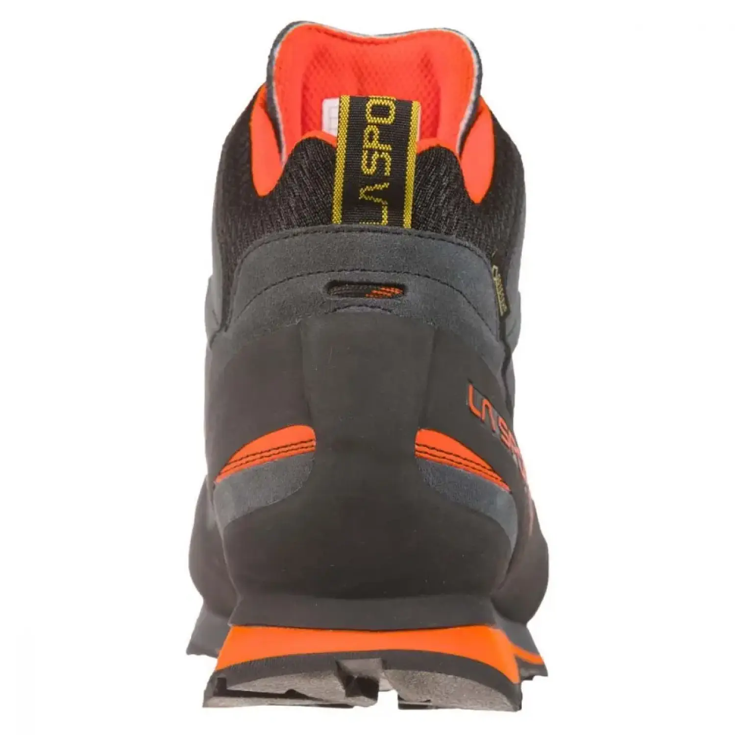 carbon/flame - La Sportiva Boulder X Mid GTX
