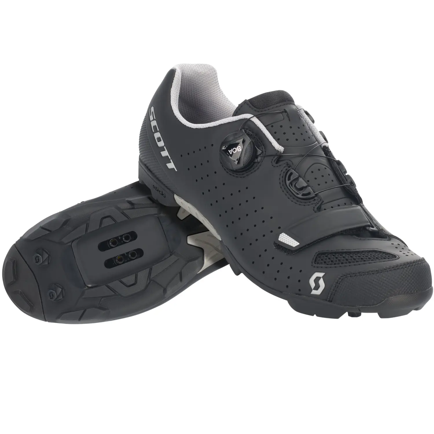 matt black/silver - Scott Shoe Mtb Comp Boa