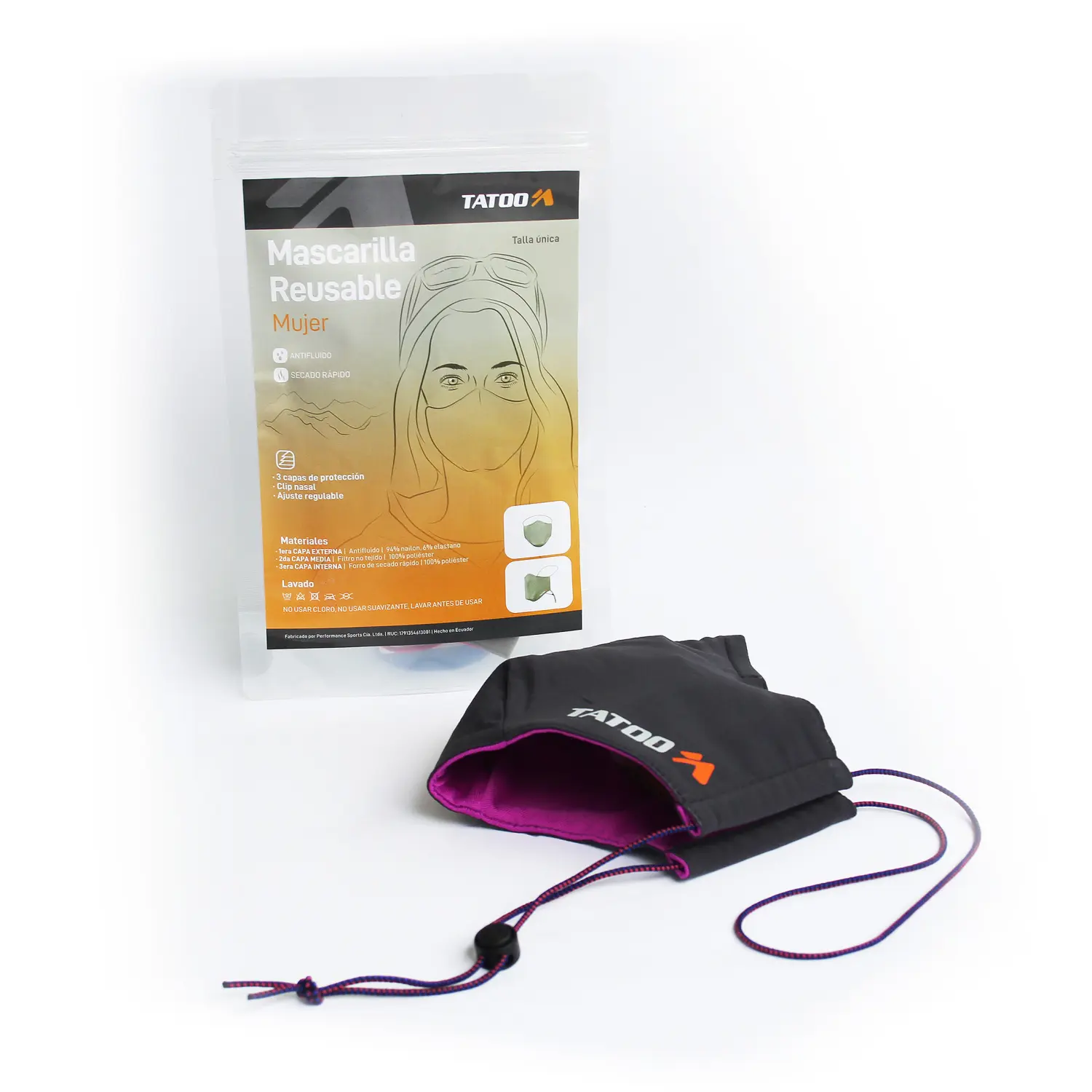  - Tatoo Mascarilla PZ 02 Mujer