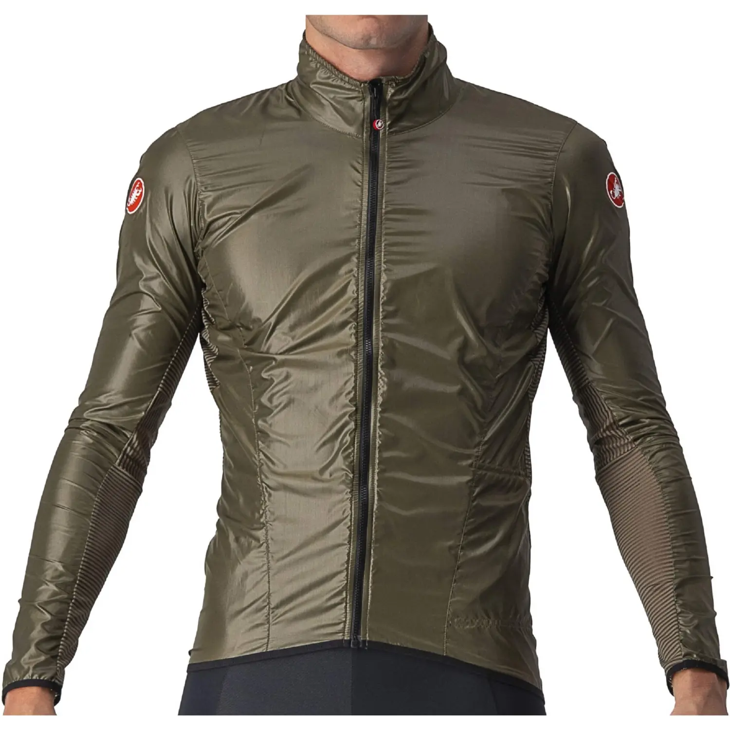 moss brown - Castelli Aria Shell Jacket