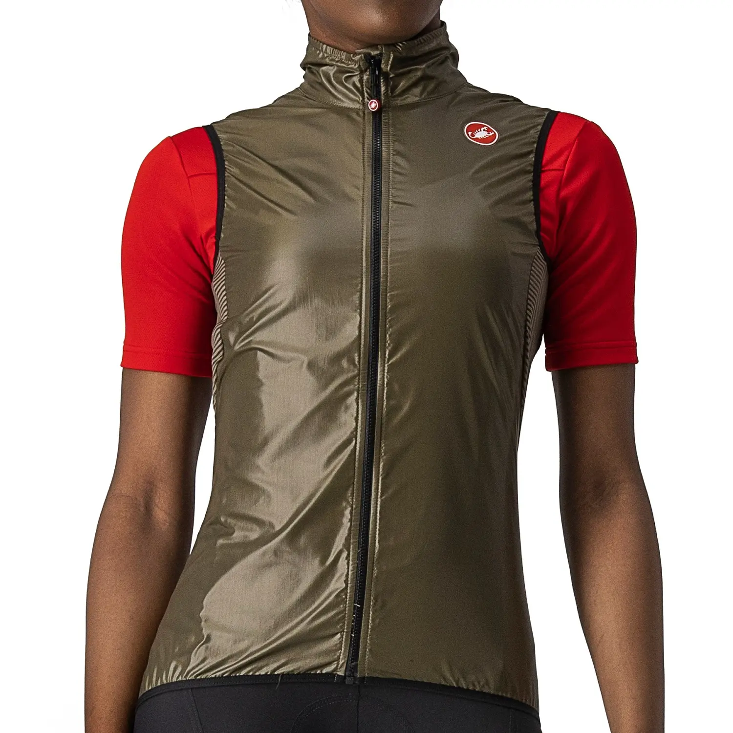 moss brown - Castelli Aria W  Vest