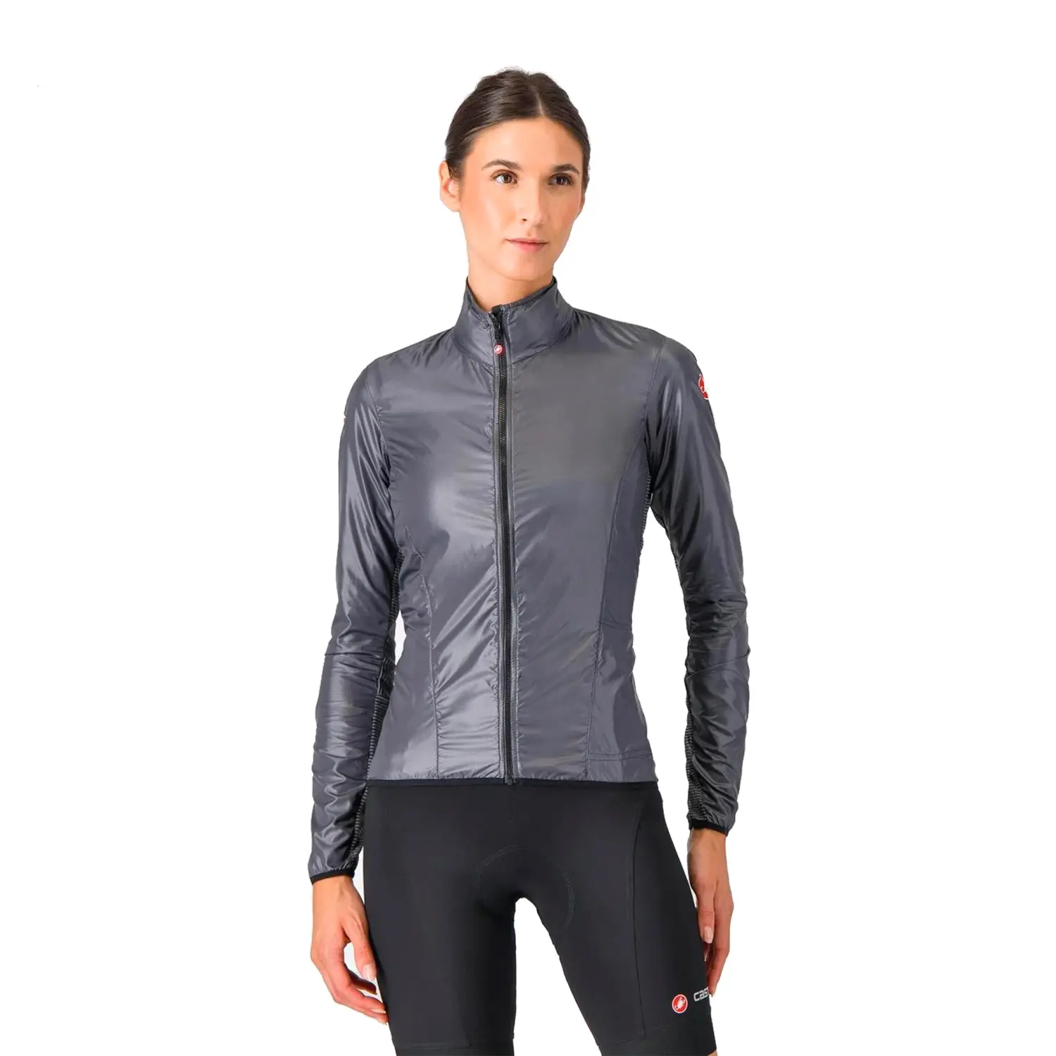 dark gray/red reflex - Castelli Aria Shell W Jacket