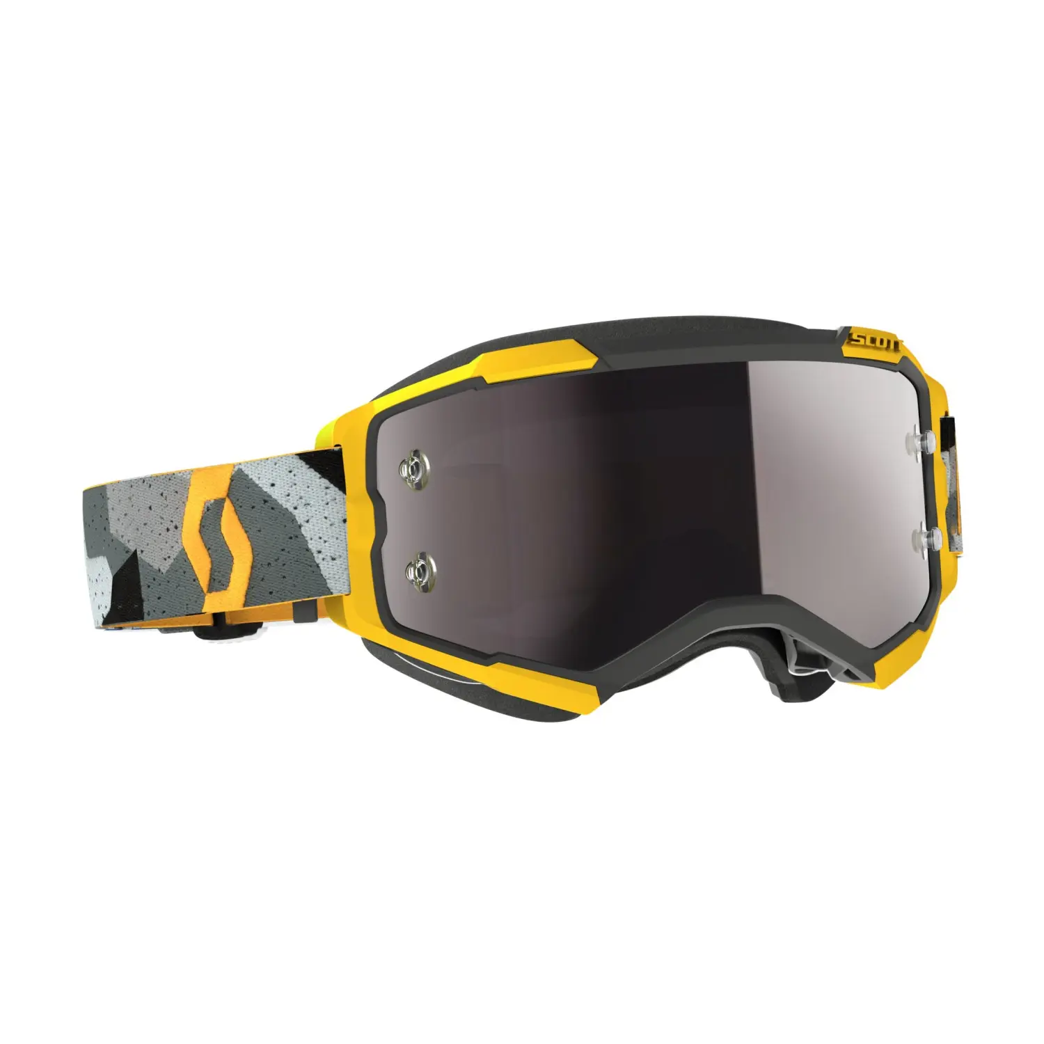 yellow/silver chrome works/camo grey - Scott Goggle Fury