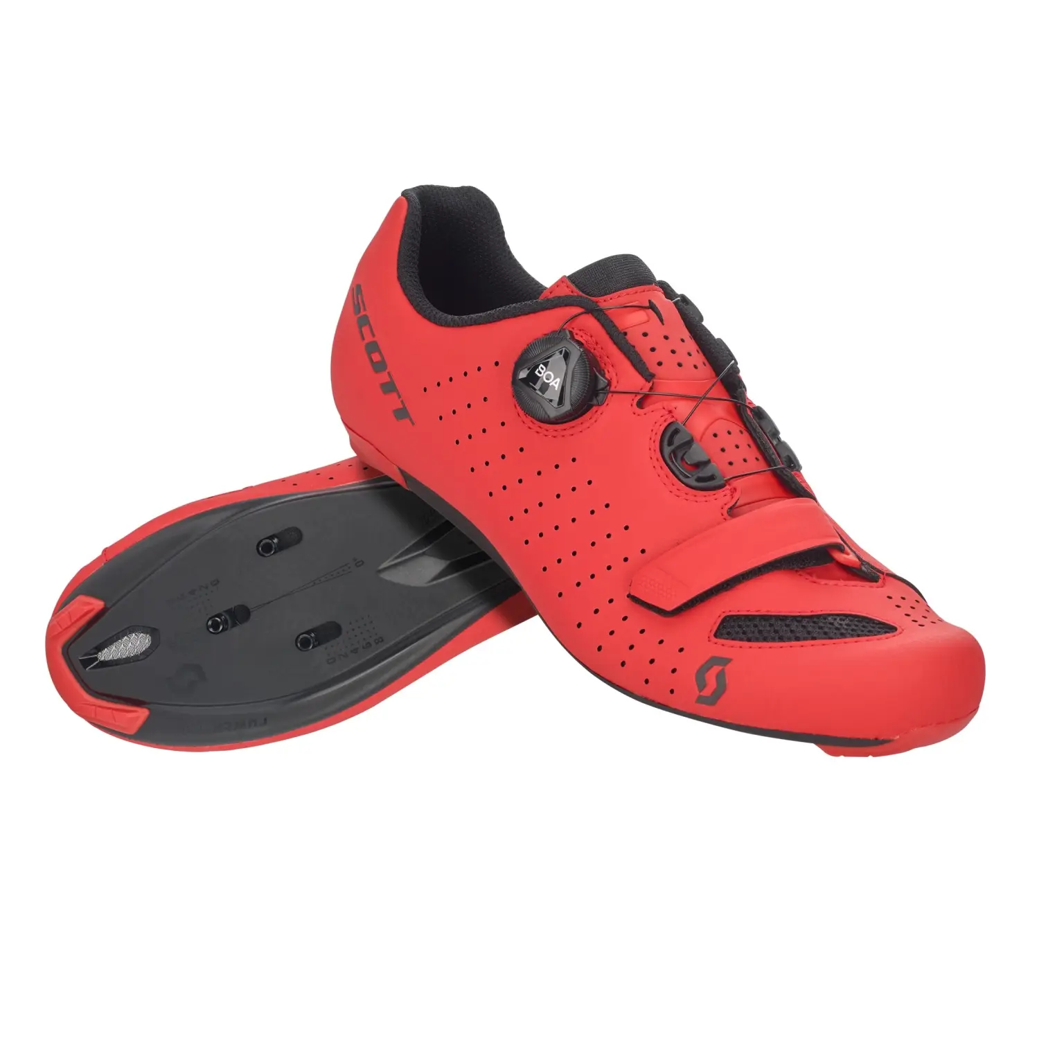 matt red/black - Scott Shoe Road Comp Boa