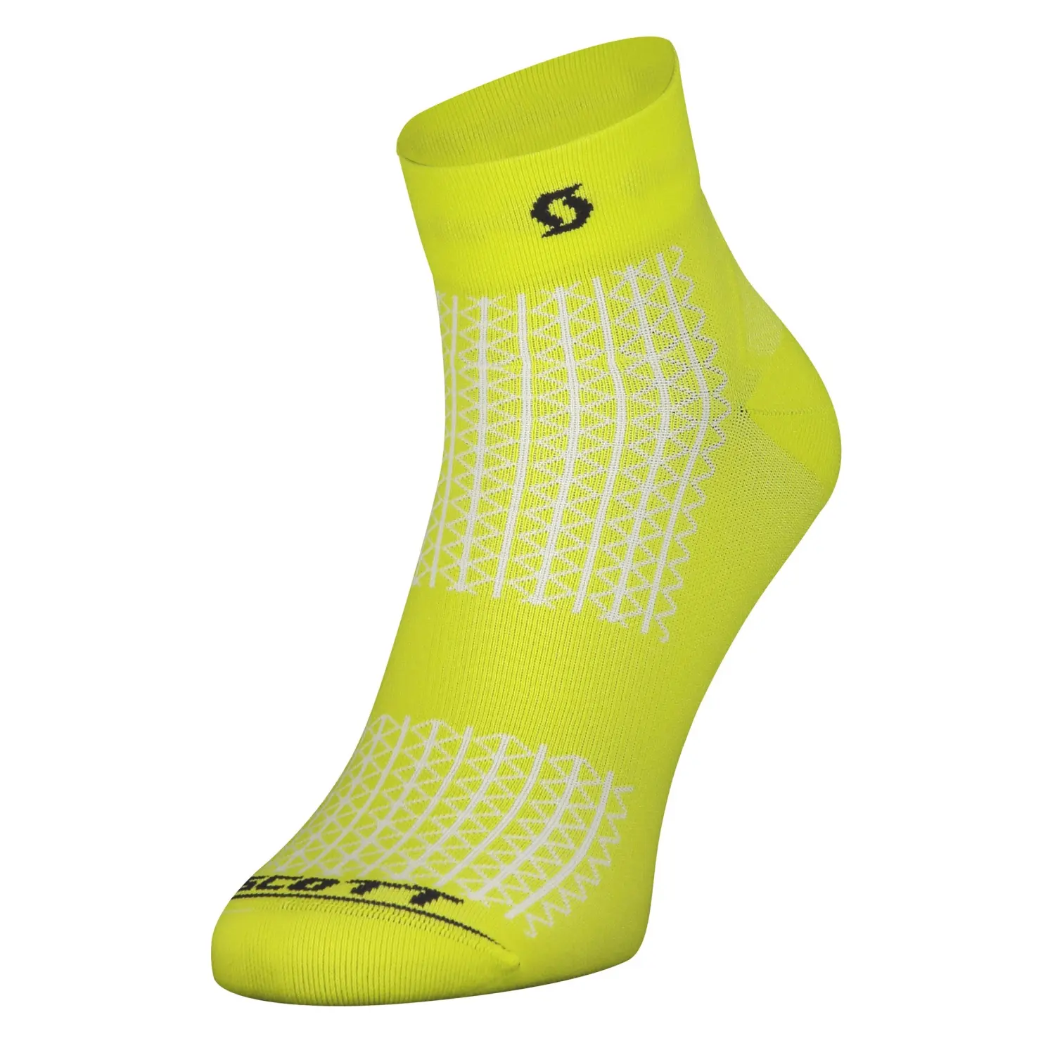 sulphur yellow/black - Scott Sock Performance Quarter
