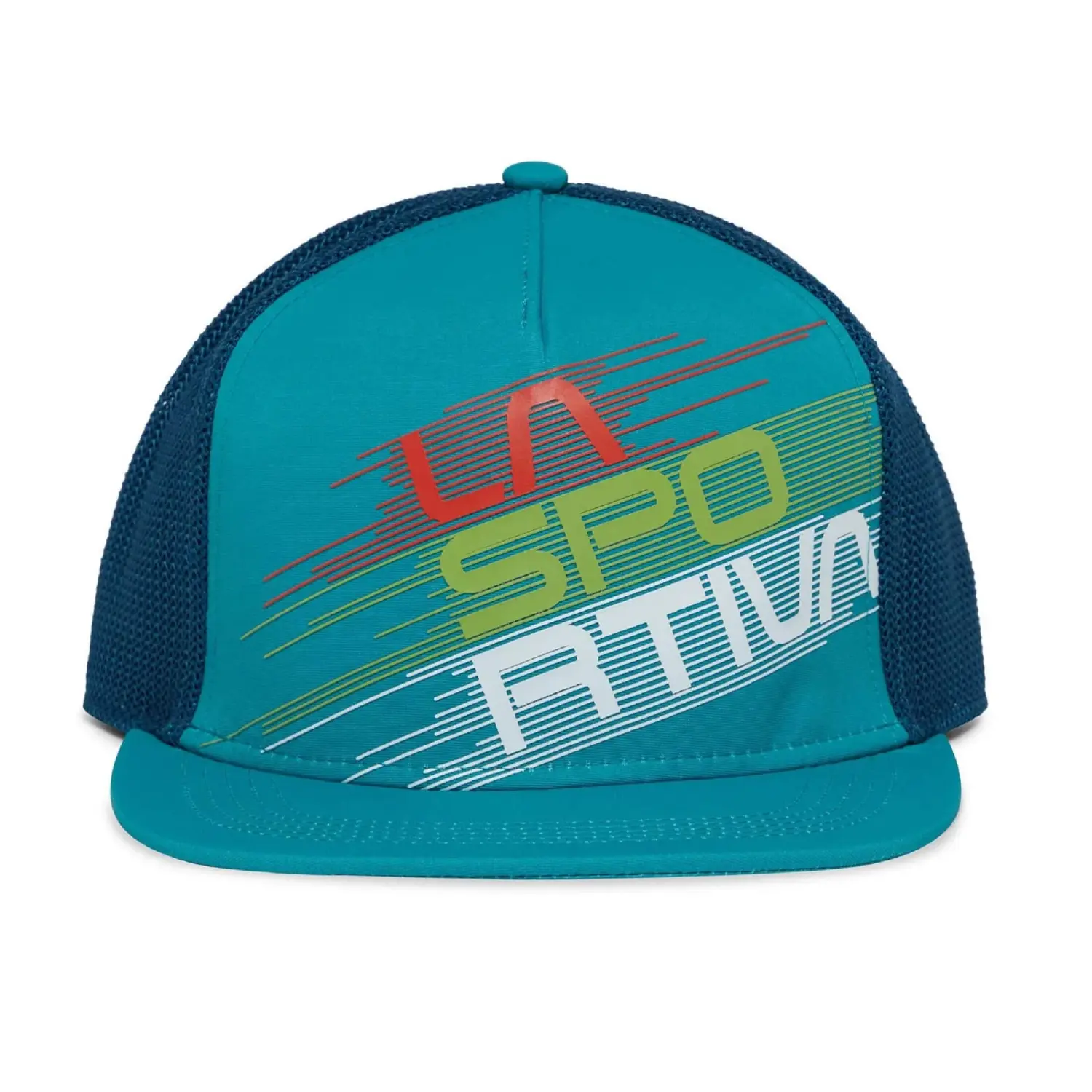 lagoon/storm blue - La Sportiva Trucker Hat Stripe Evo