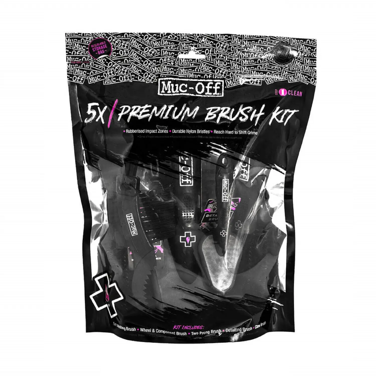  - Muc-Off Premium Brush Kit 5X