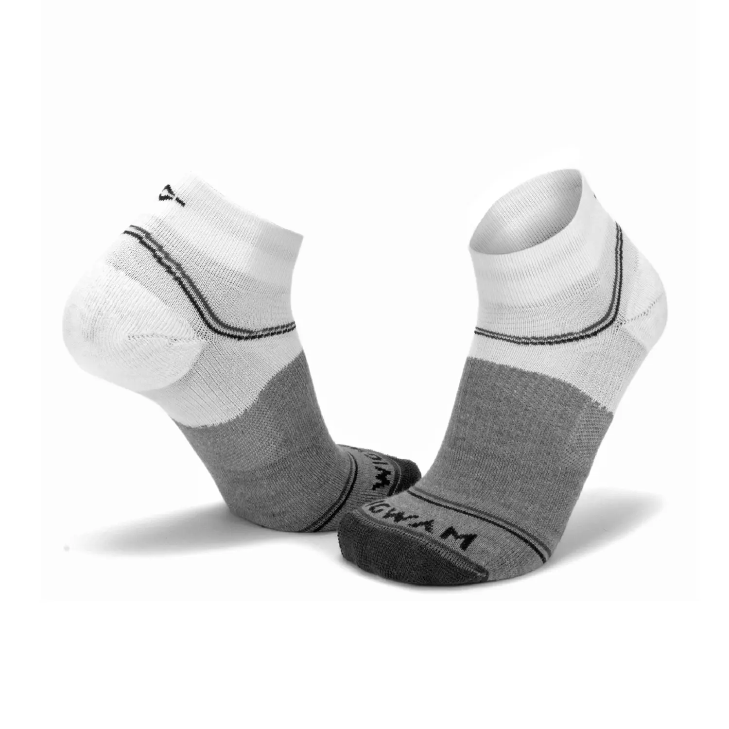 white/grey - Wigwam Surpass Lightweight Quarter