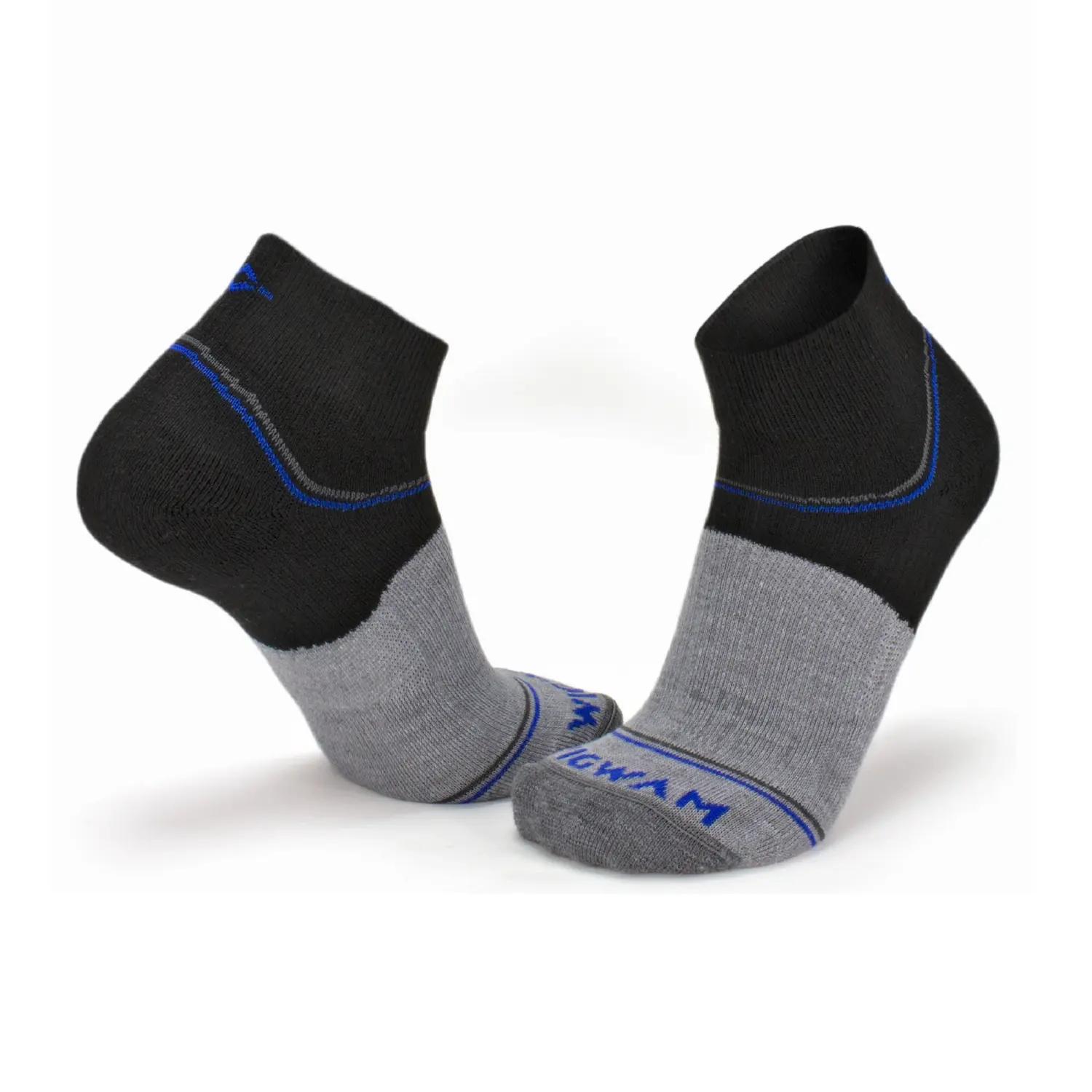 black/grey - Wigwam Surpass Lightweight Quarter