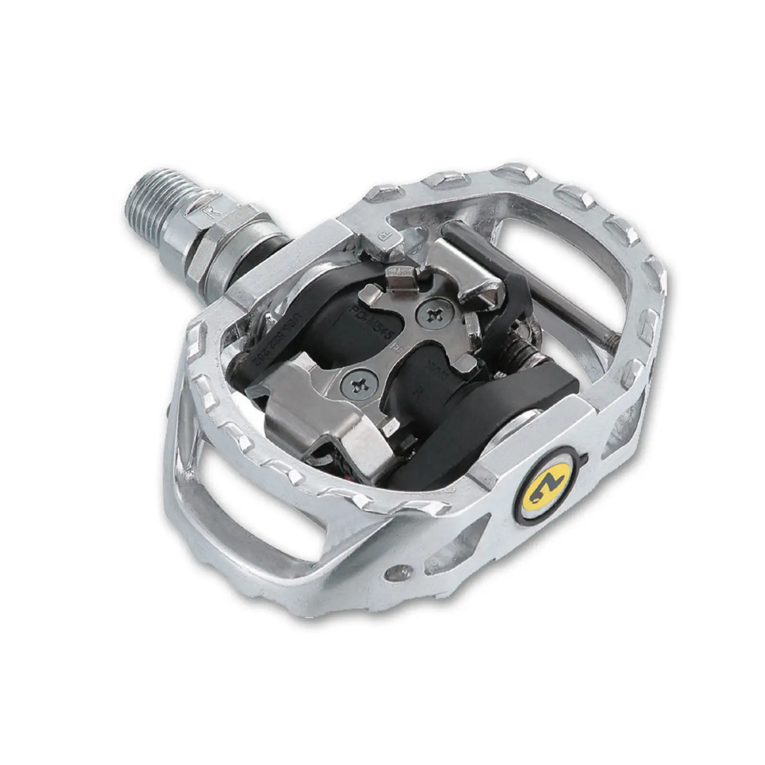 silver - Shimano M-545 MTB Pedals  