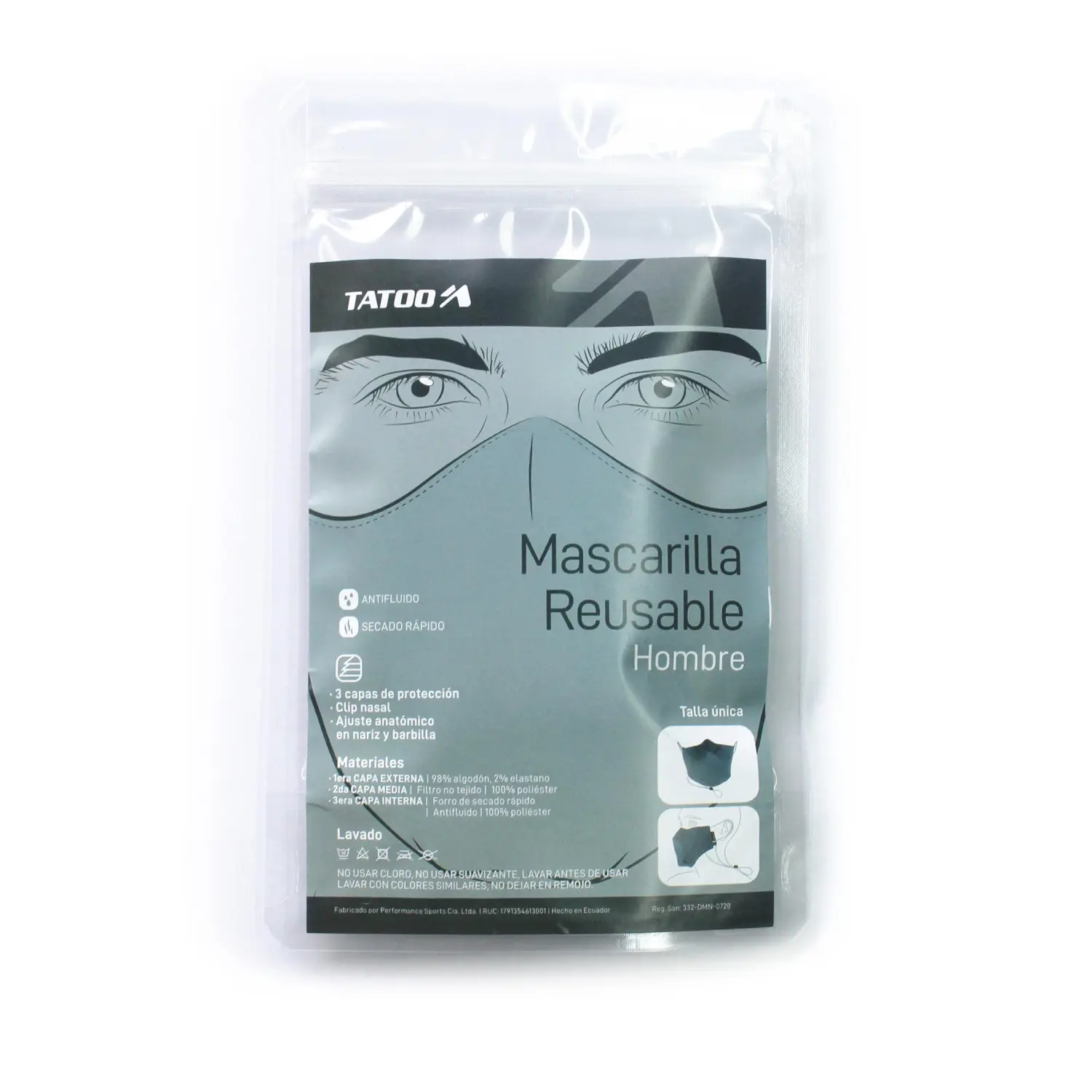  - Tatoo Mascarilla PZ 05 Mujer