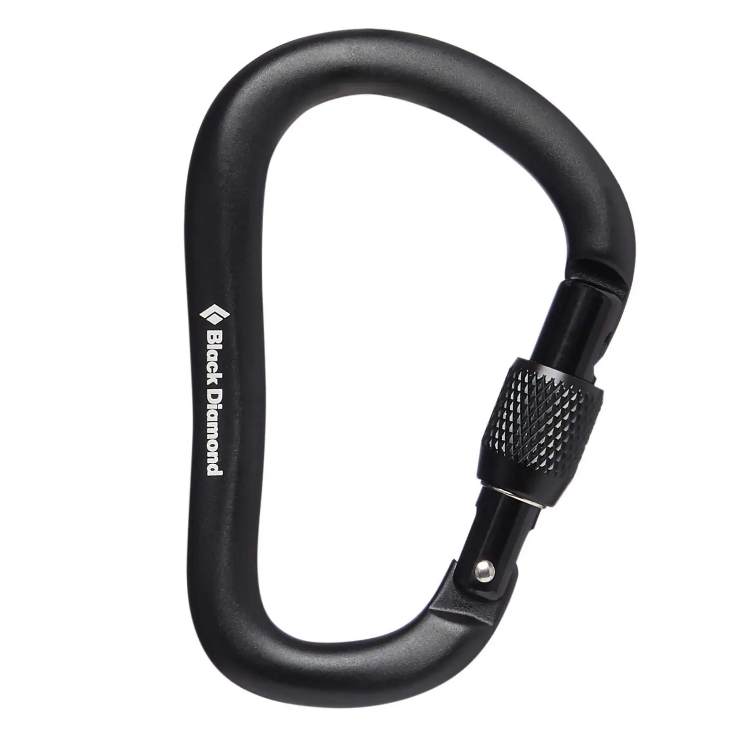 black - Black Diamond Rocklock Screwgate Carabiner