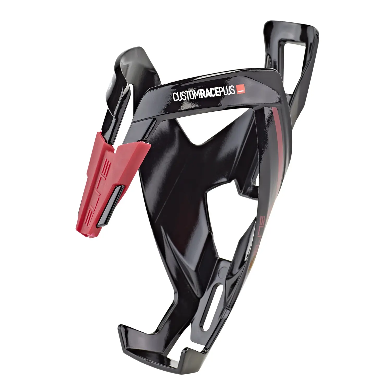 glossy black / amaranth - Elite Custom Race Plus Bottle Cage