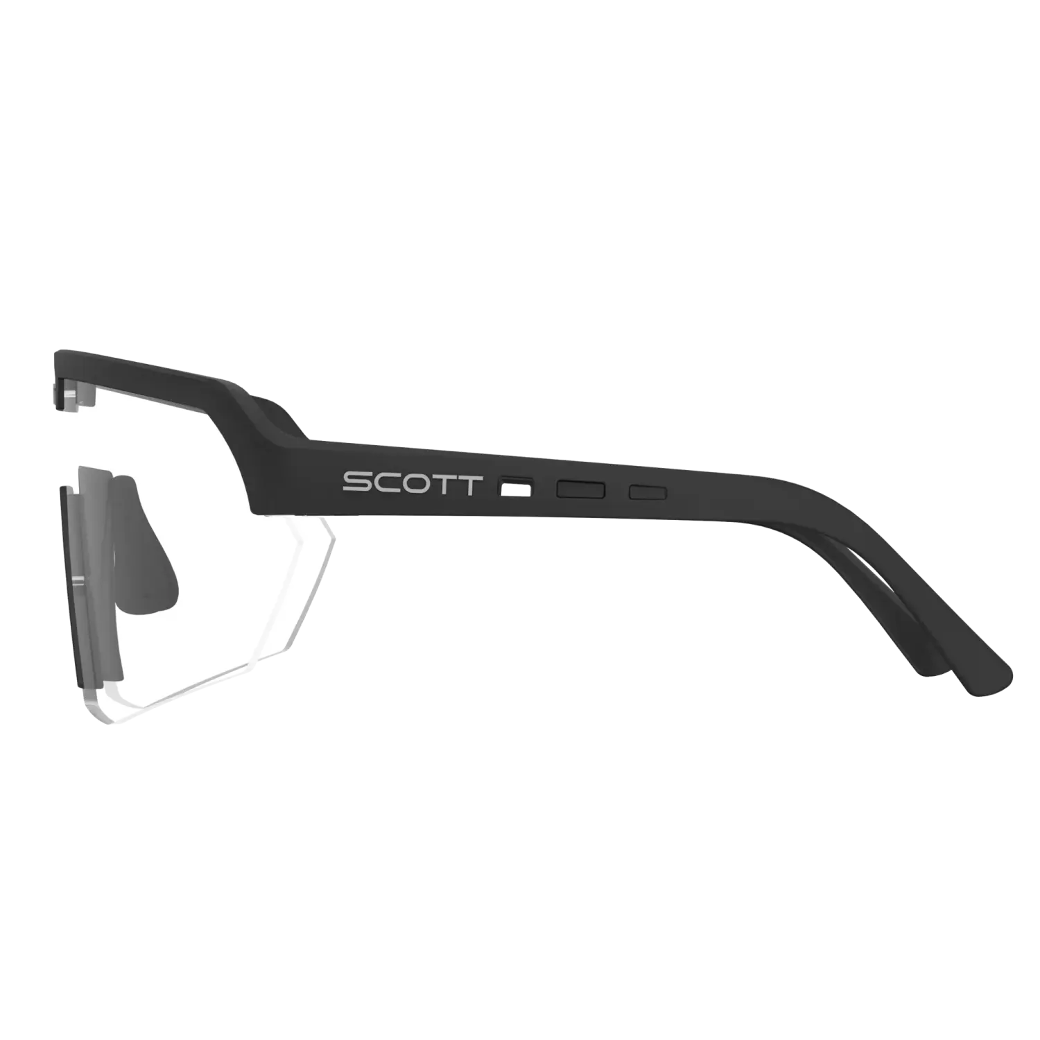 black / clear s0 - Scott Sunglasses Sport Shield